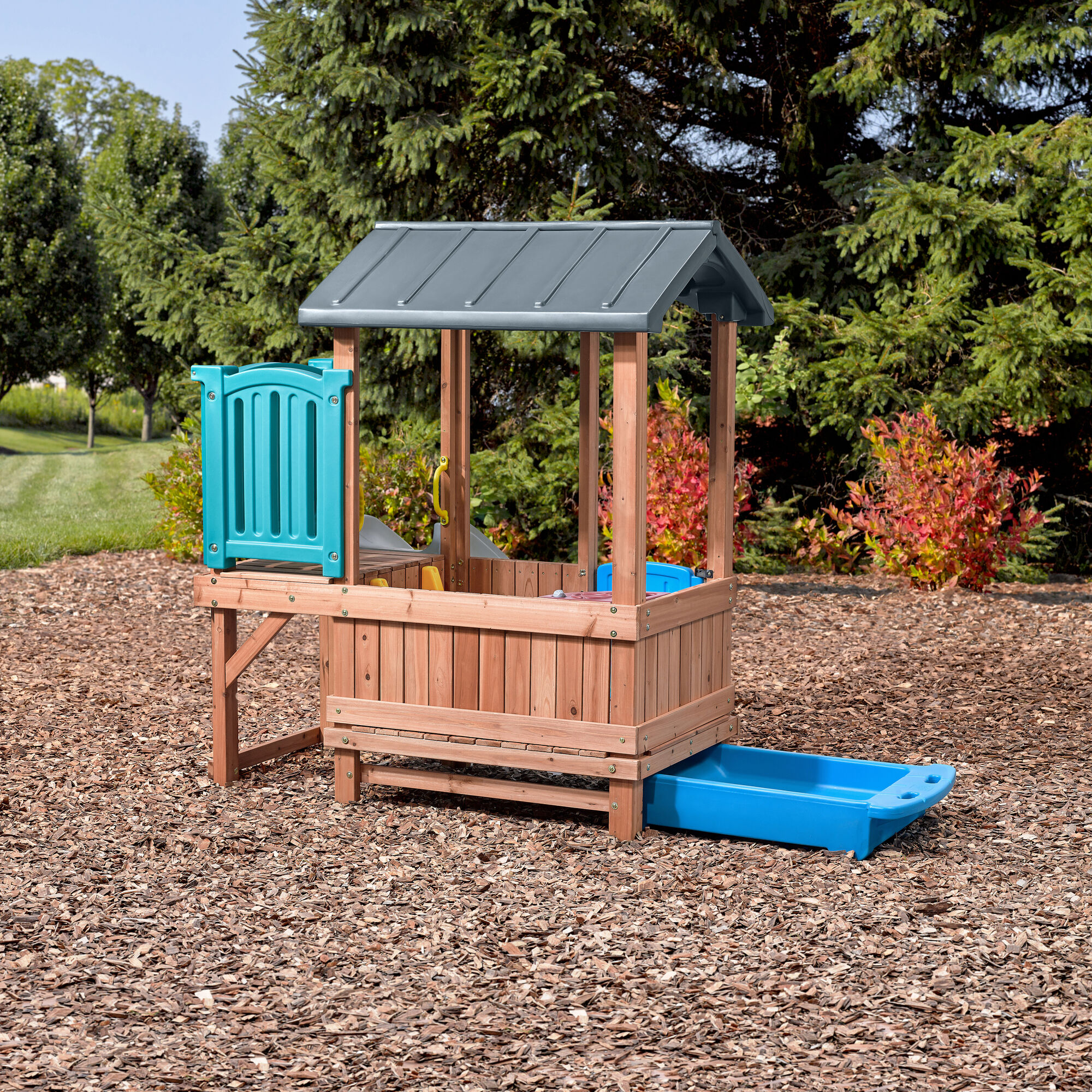 Step2 Playhouse Woodland Adventure Playhouse & Slide