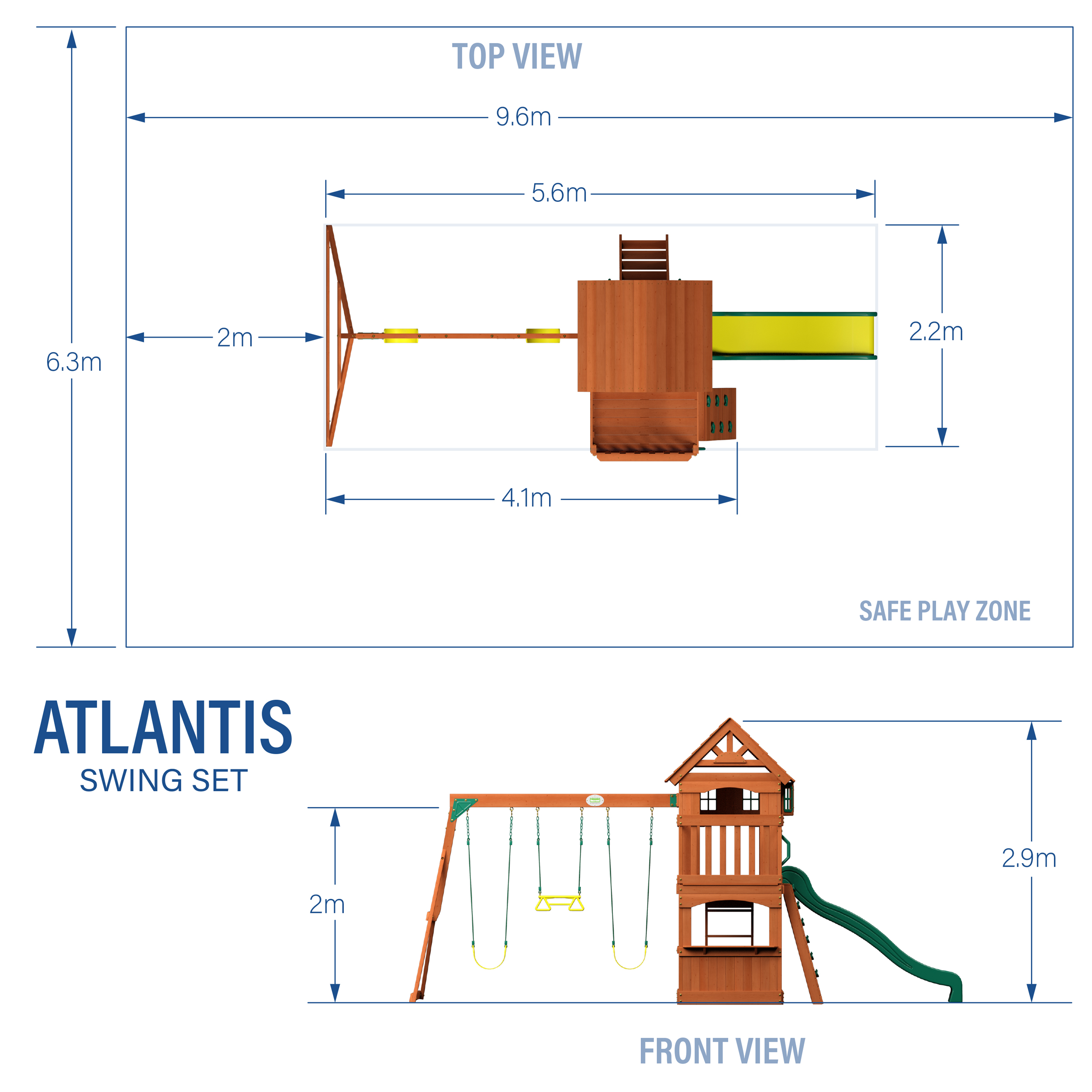 Backyard Discovery Atlantic Climbing Frame 