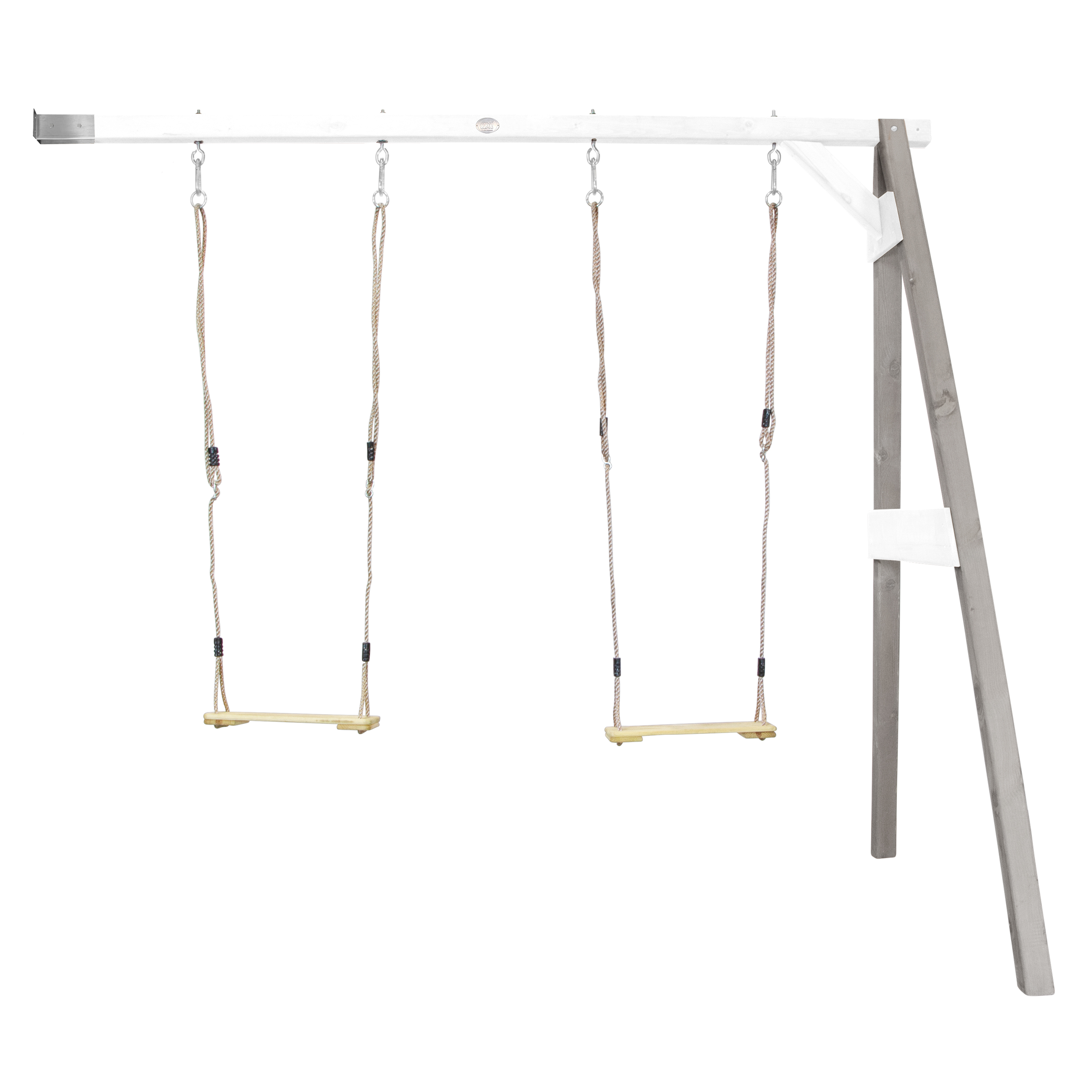 AXI Attachable Double Swing Set - Grey/White