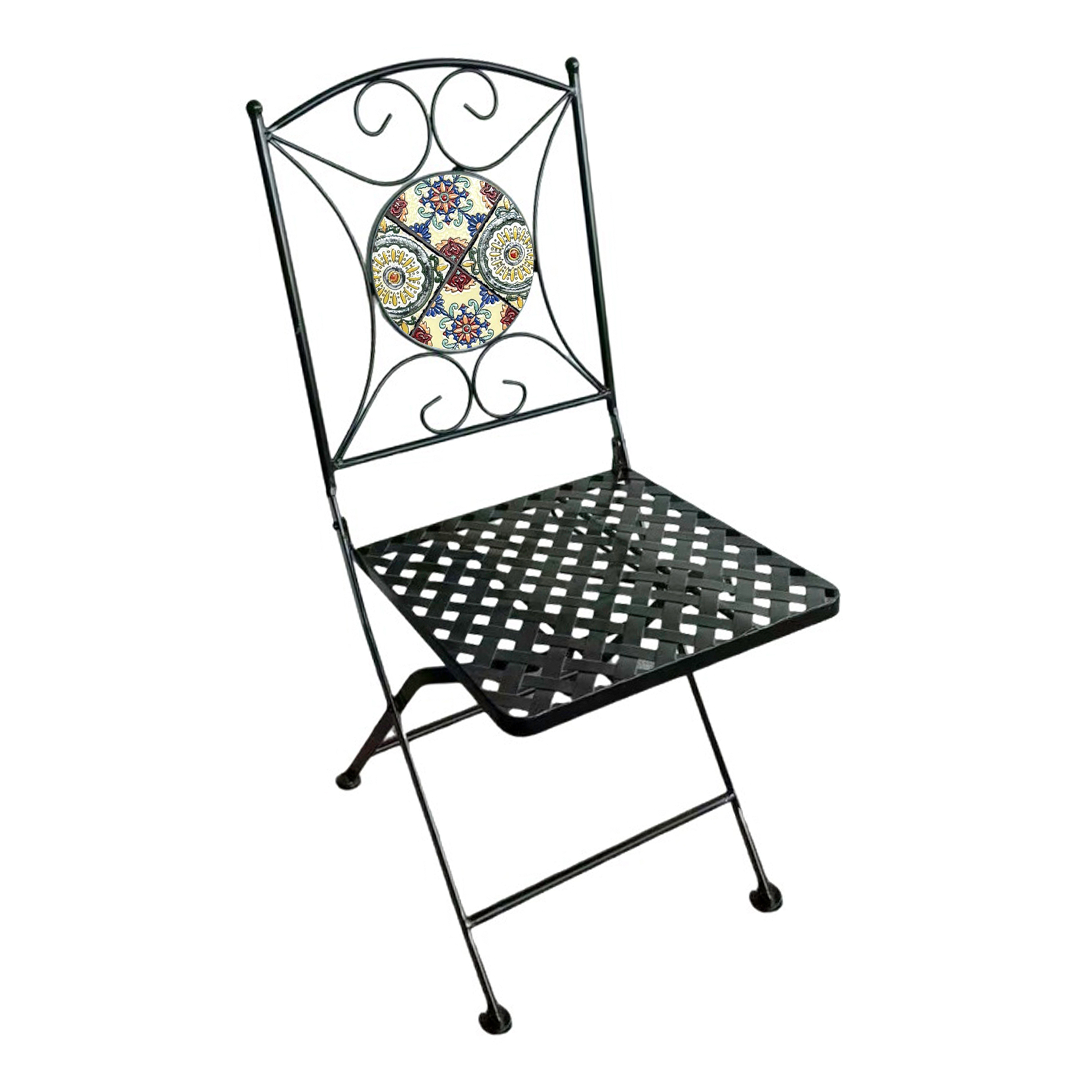 AXI Camilla Bistro Chairs Foldable Yellow Breeze – Set 2 pieces