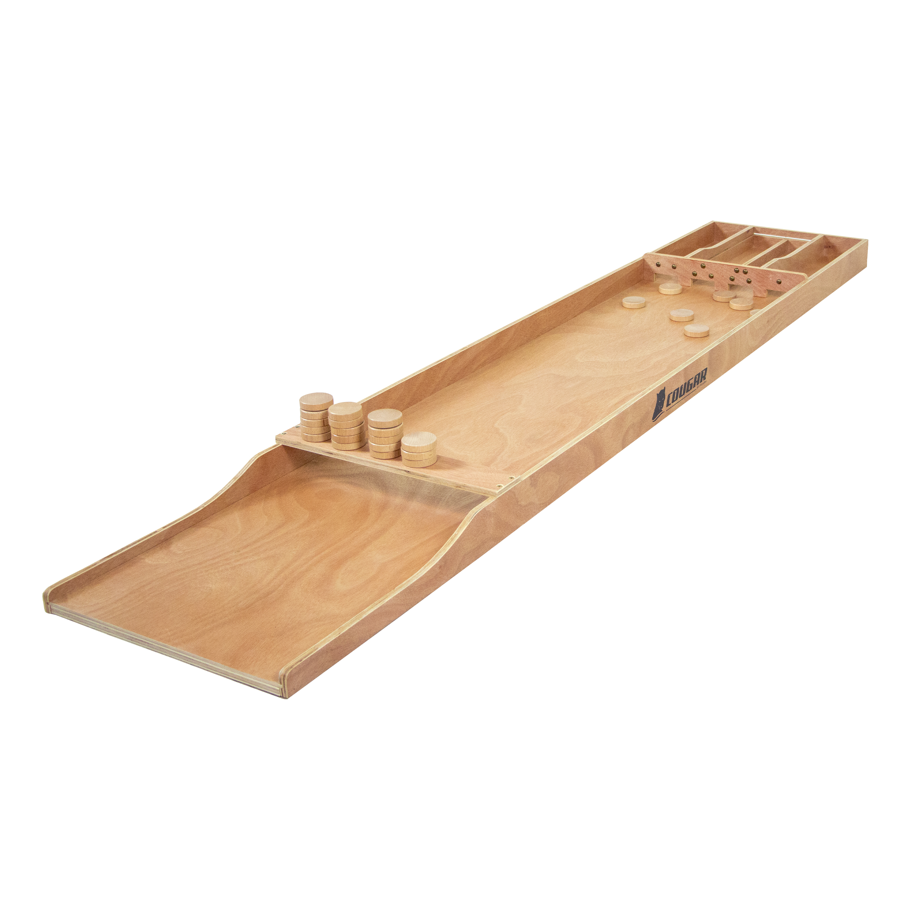 Cougar Dutch Shuffleboard Classic Competition Wood 200cm-8720365067693 Cougar Dutch Shuffleboard Classic Competition Wood 200cm