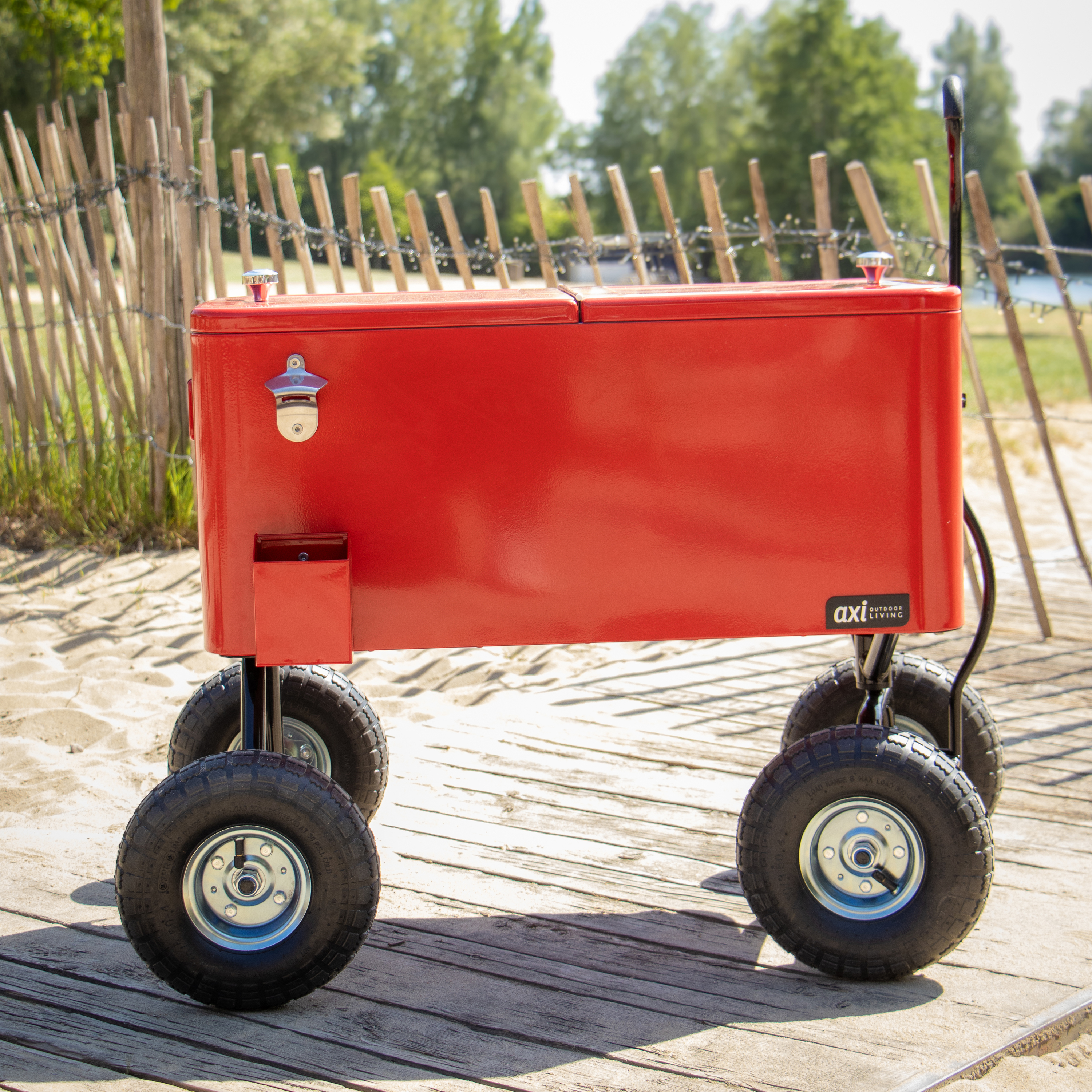 AXI Beach Wagon Cooler - Red