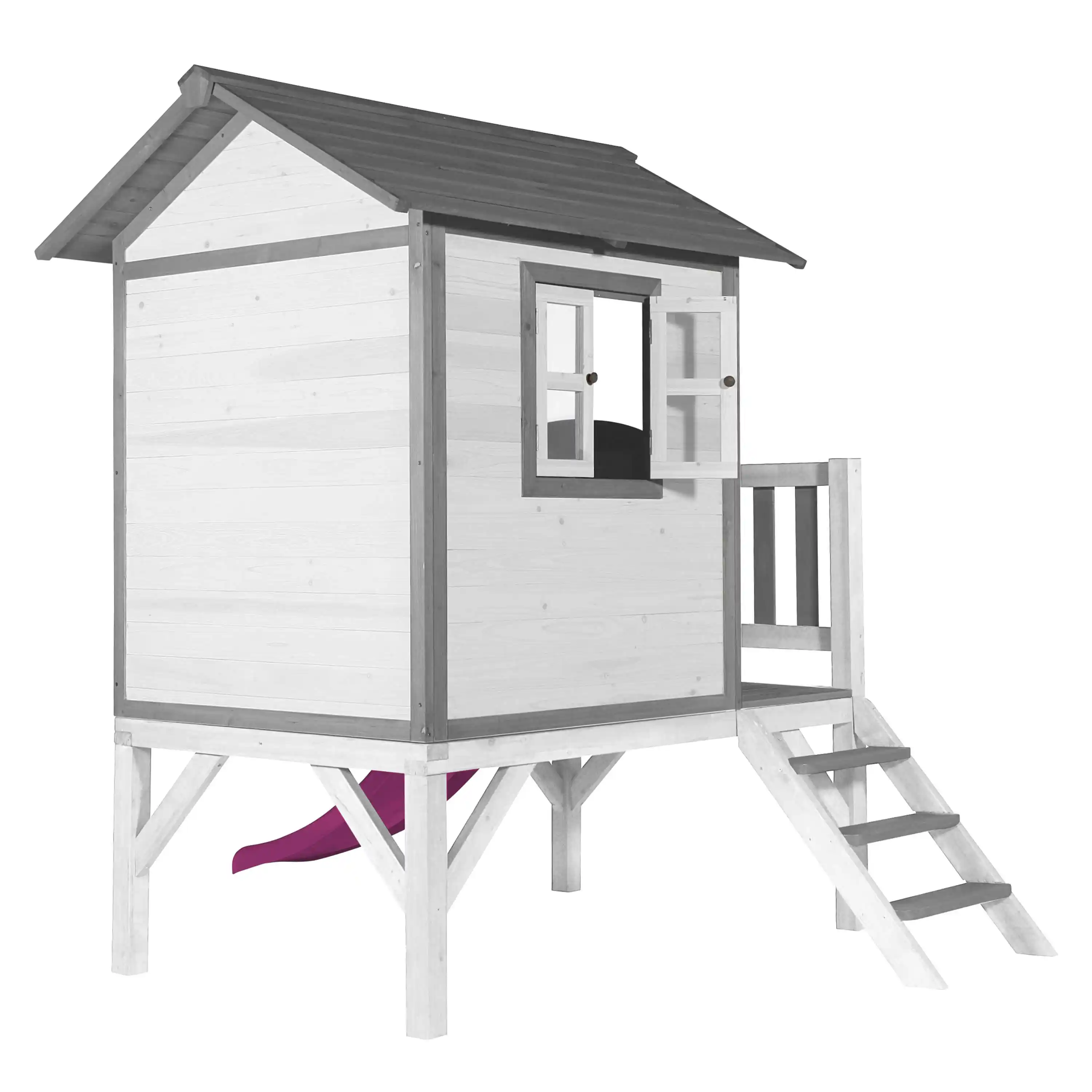 AXI Lodge XL Speelhuis Klassiek - Paarse Glijbaan