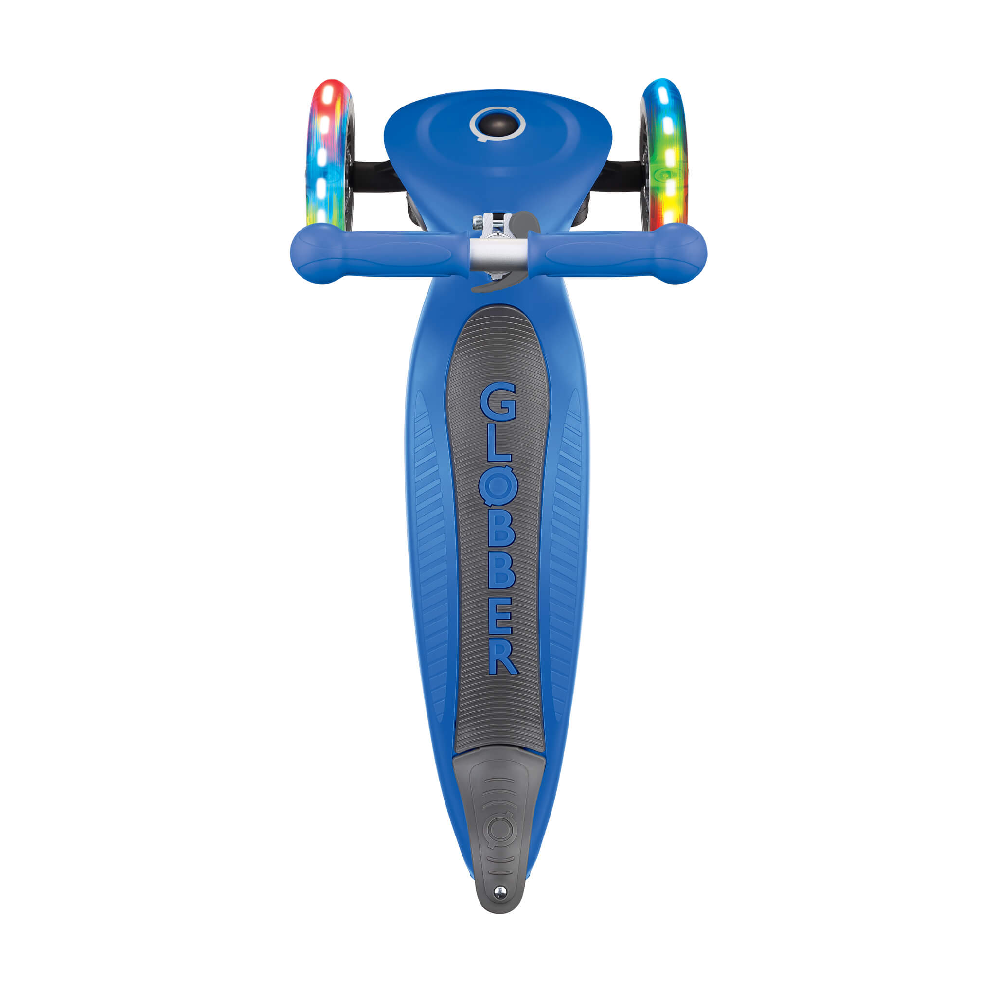 Globber Primo Foldable Lights Scooter - Blue