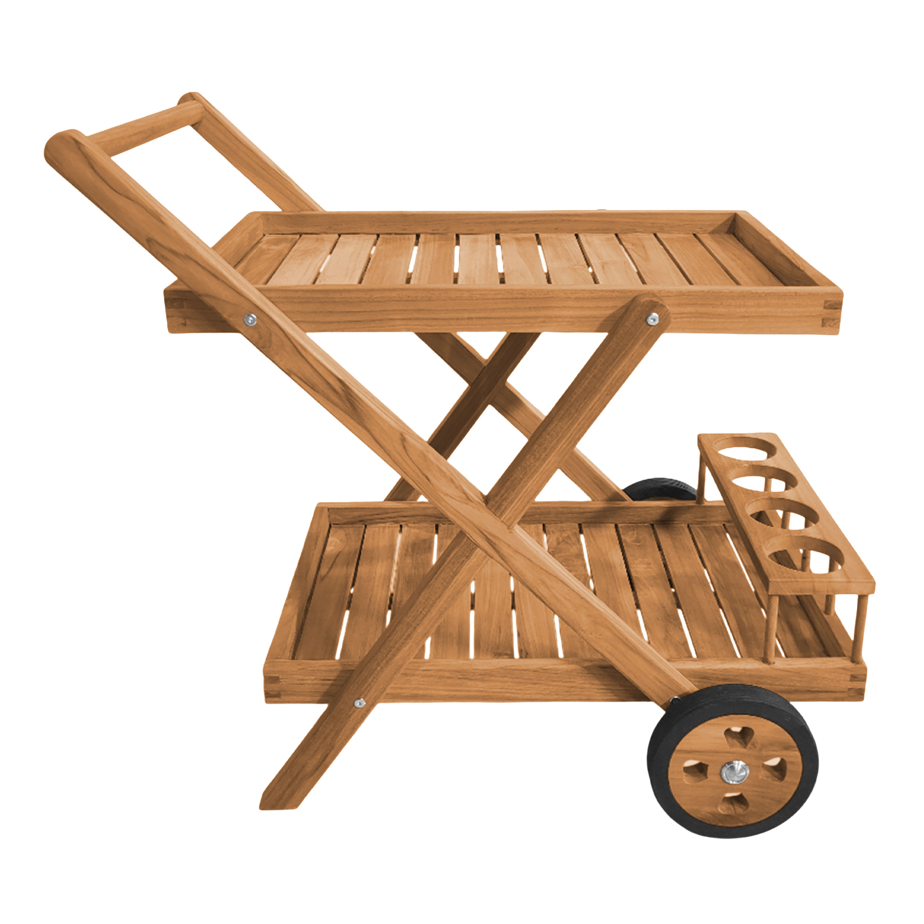 AXI Bodhi Teak Serving Trolley