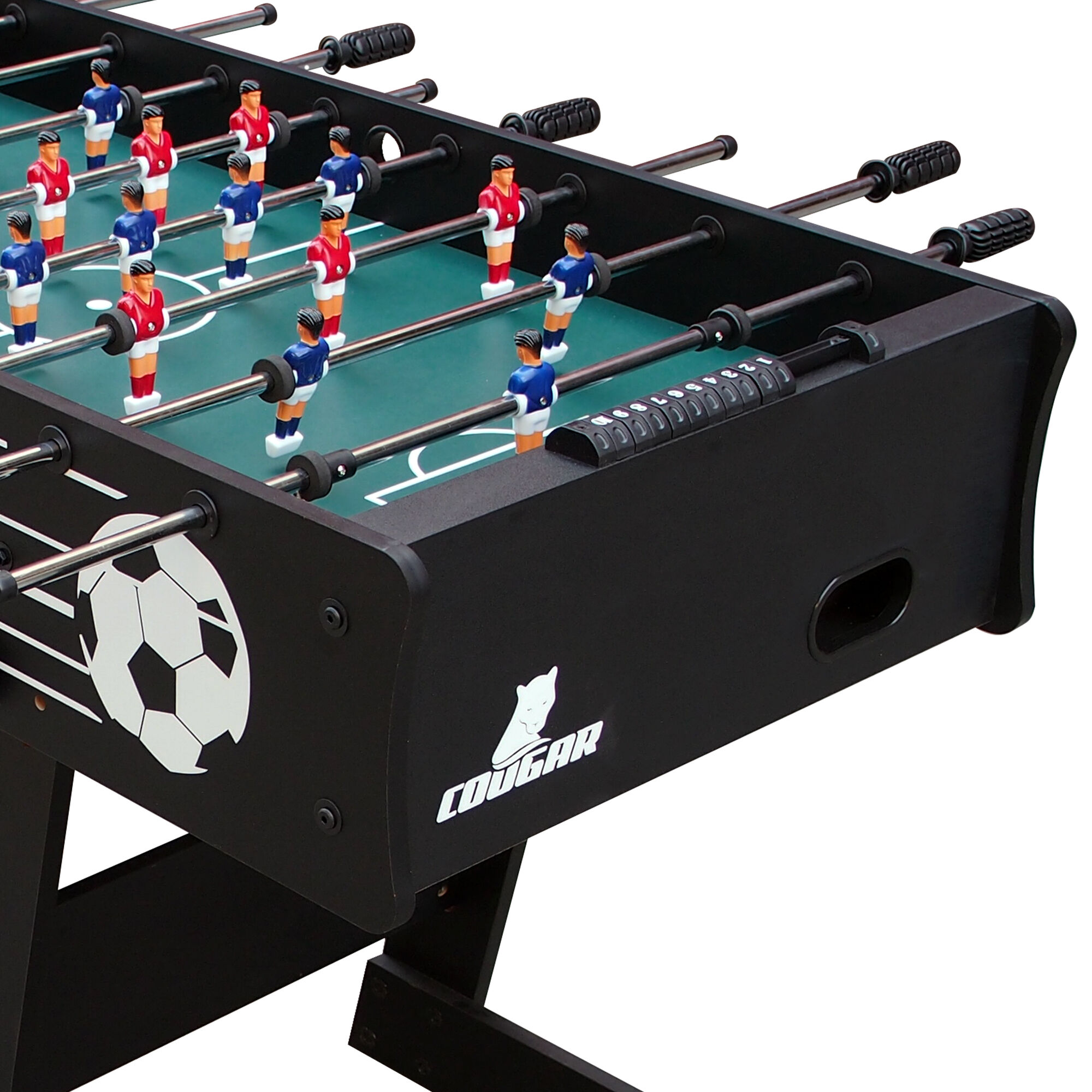 productfoto Cougar Scorpion Kick opklapbare Voetbaltafel Zwart