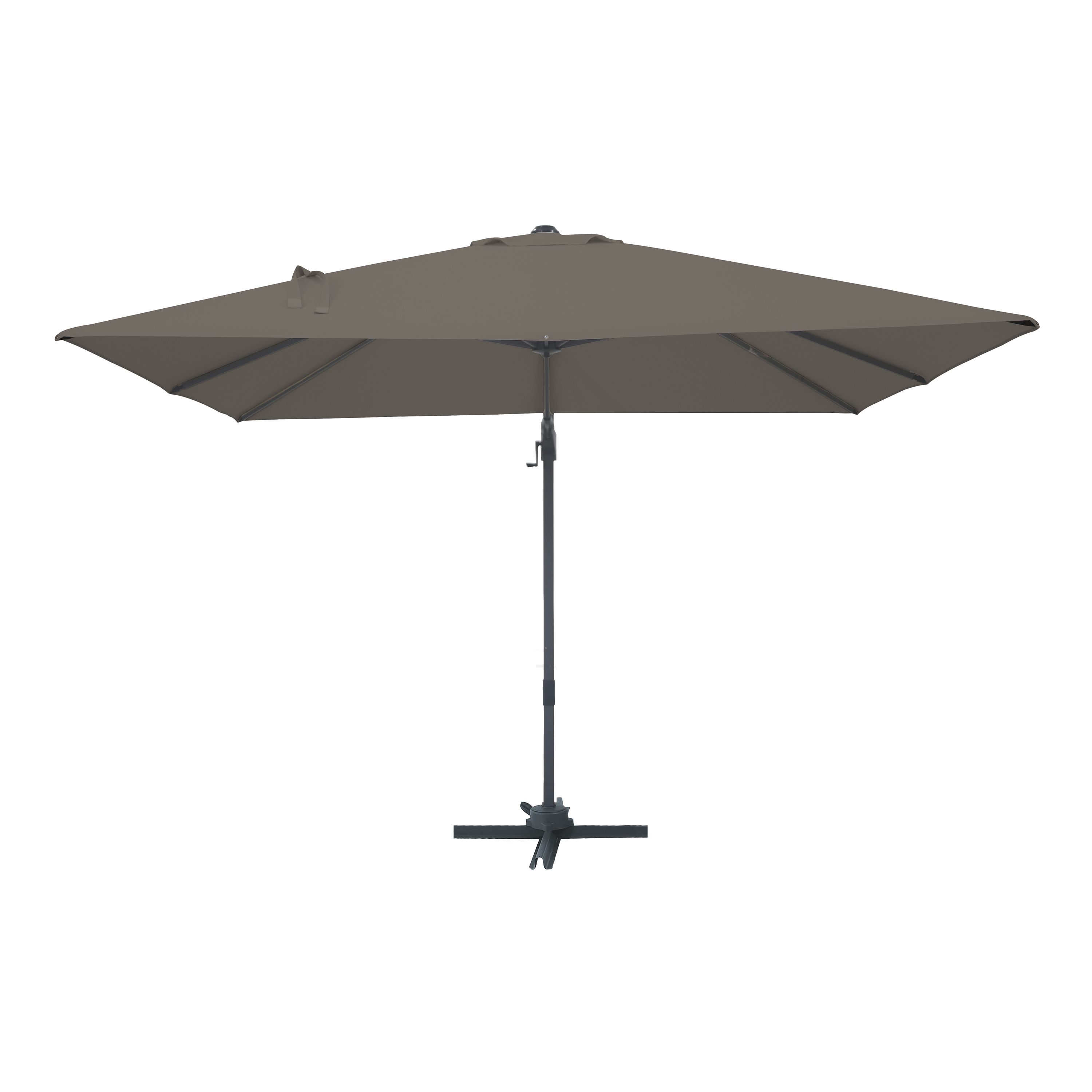 AXI Alina Cantilever Parasol 300x300cm Anthracite/Taupe