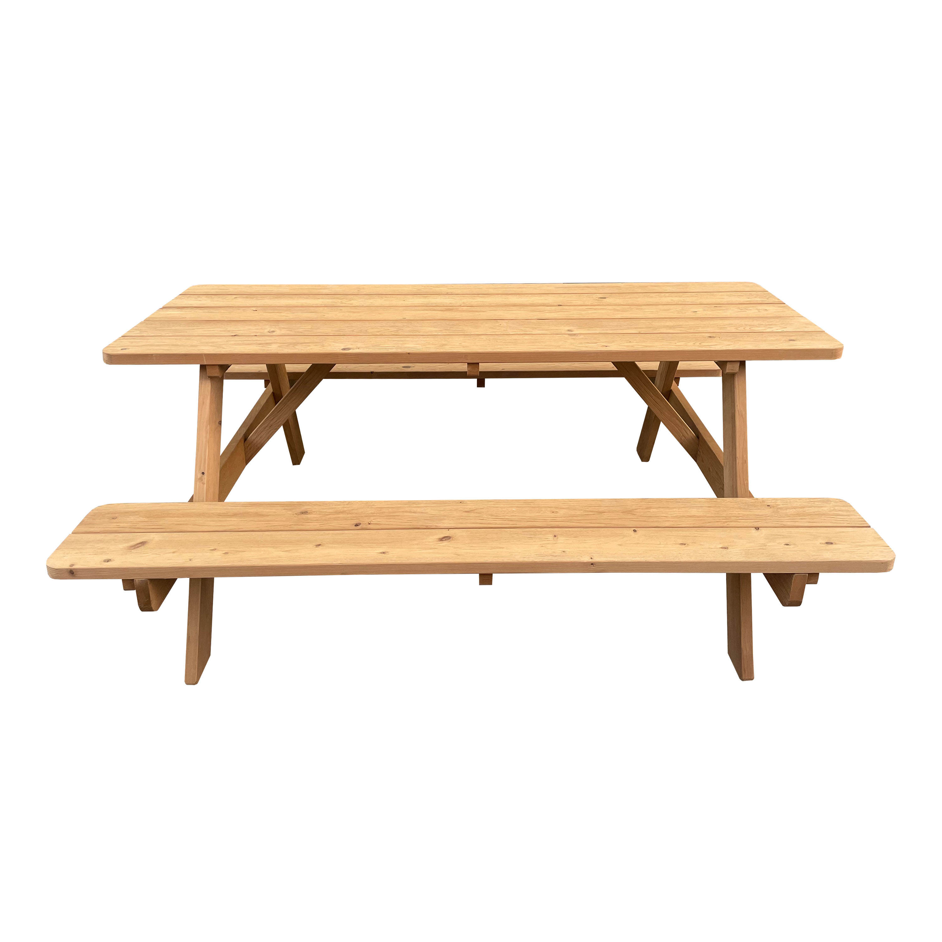 AXI Jean Wooden Picnic Table Thermowood 180 x 150 cm – Brown