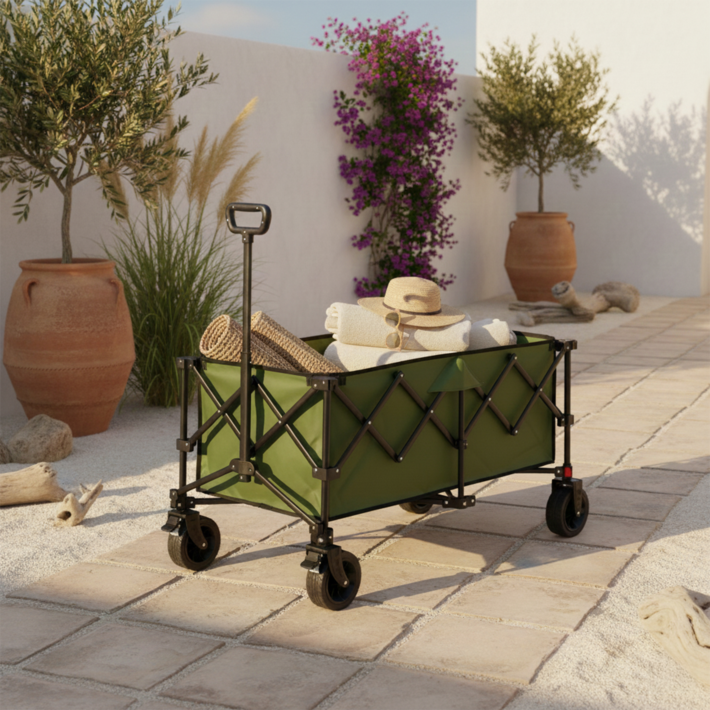 AXI SB141 Foldable Beach Wagon - Green