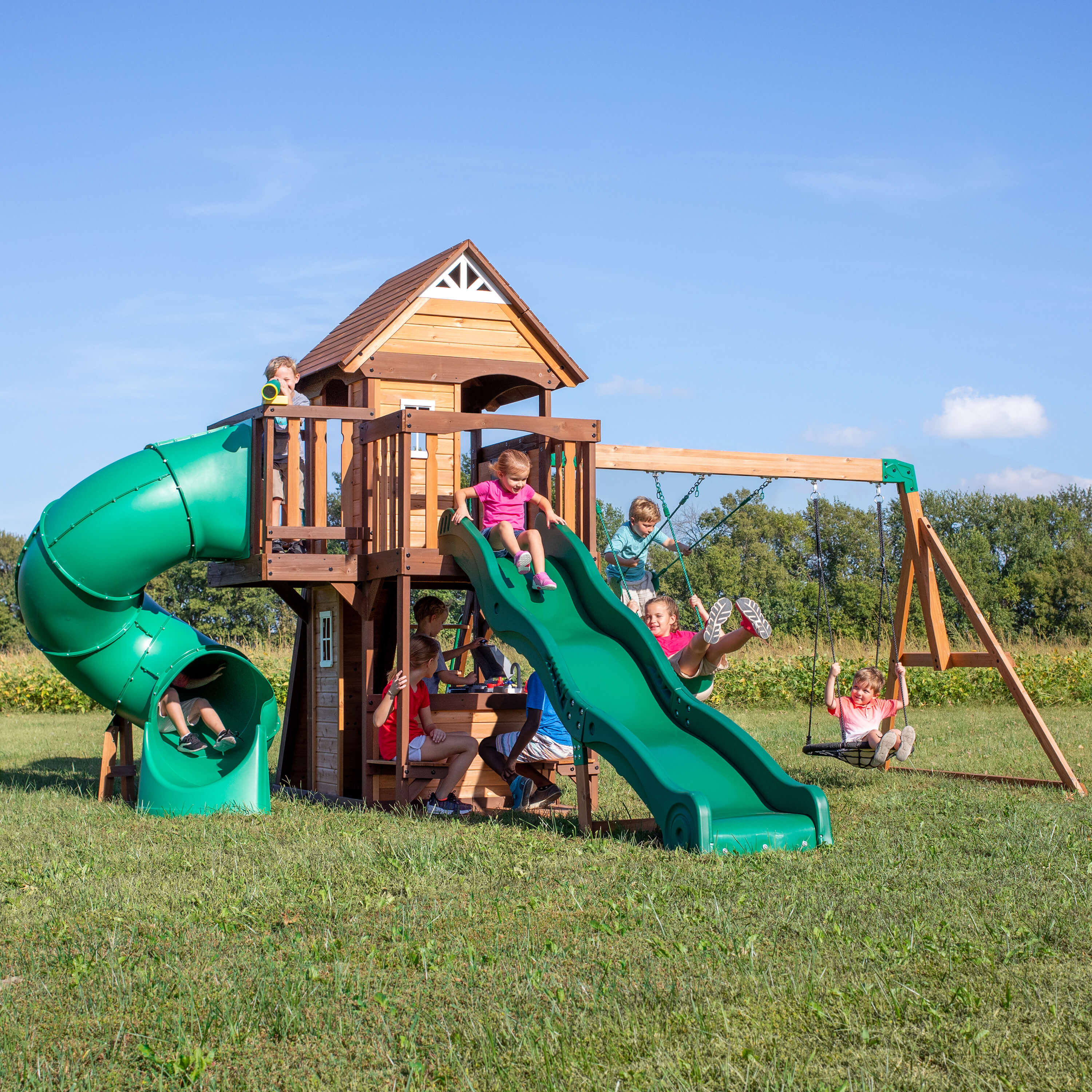 Backyard Discovery Cedar Cove Climbing Frame