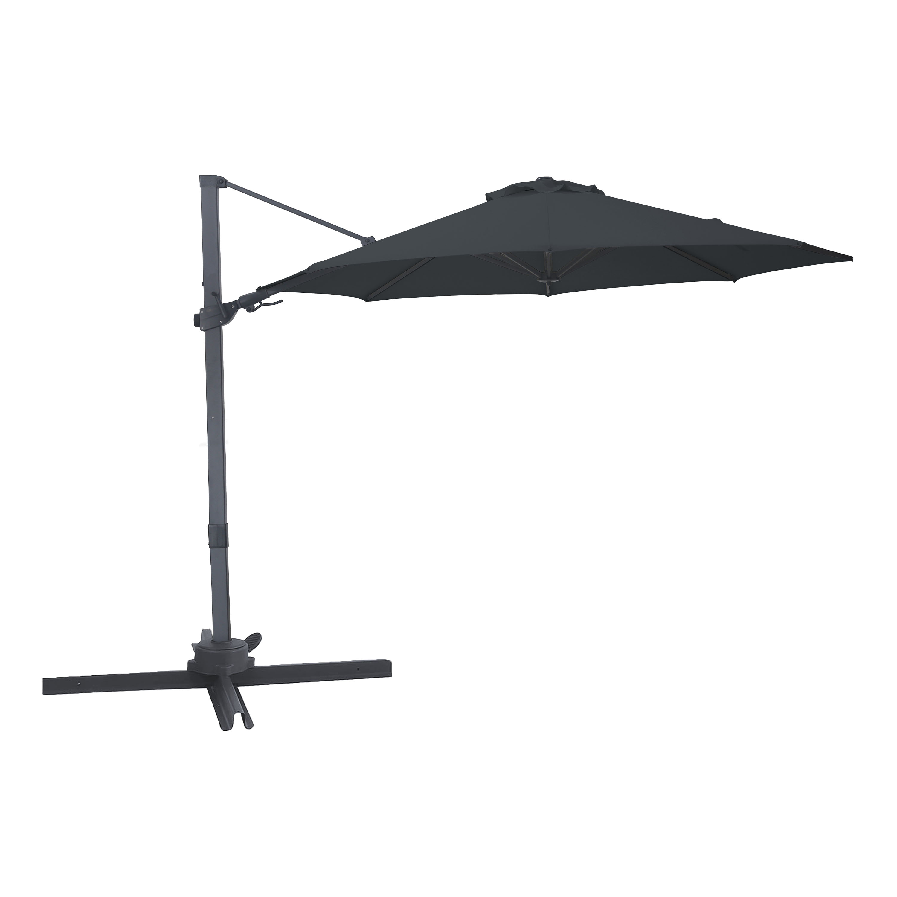 AXI Solis Cantilever Parasol Ø 300cm Anthracite/Grey