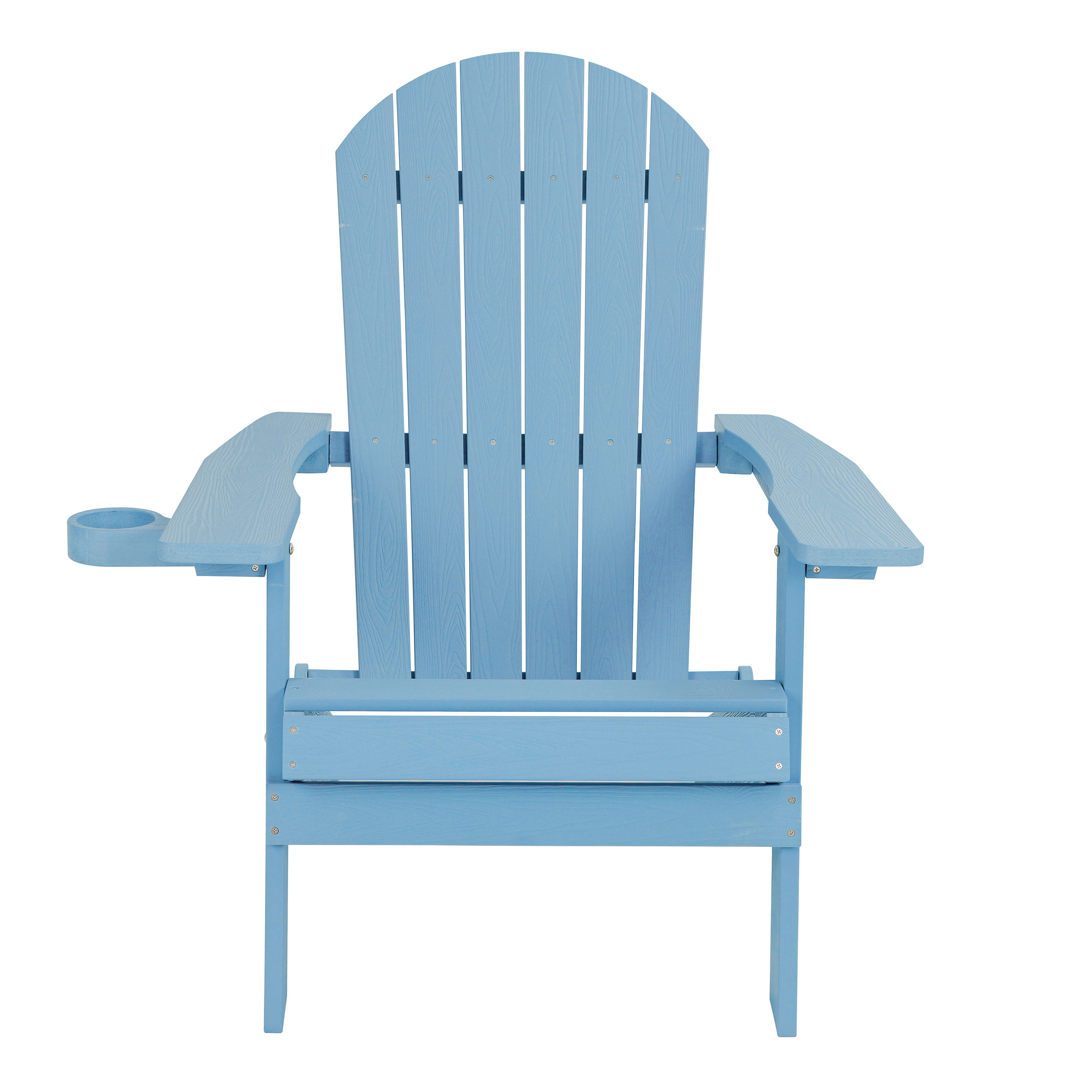 AXI Claire Folding Adirondack Chair Plastic Light Blue