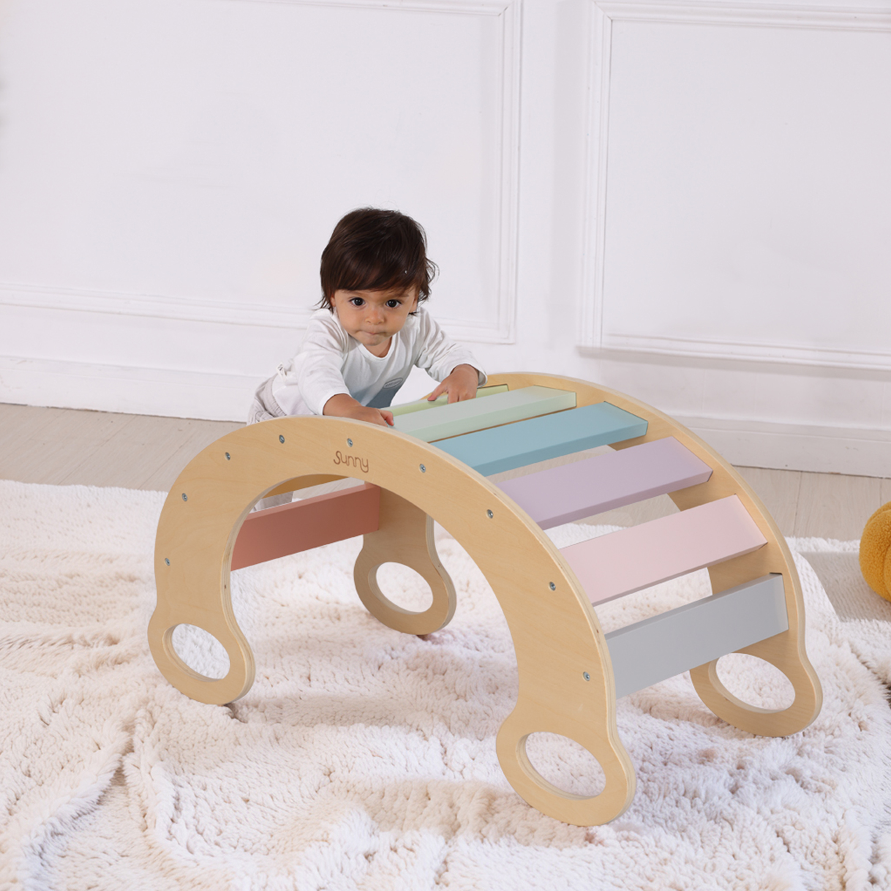 Sunny Marlie Climbing Arch Rocker Pastel