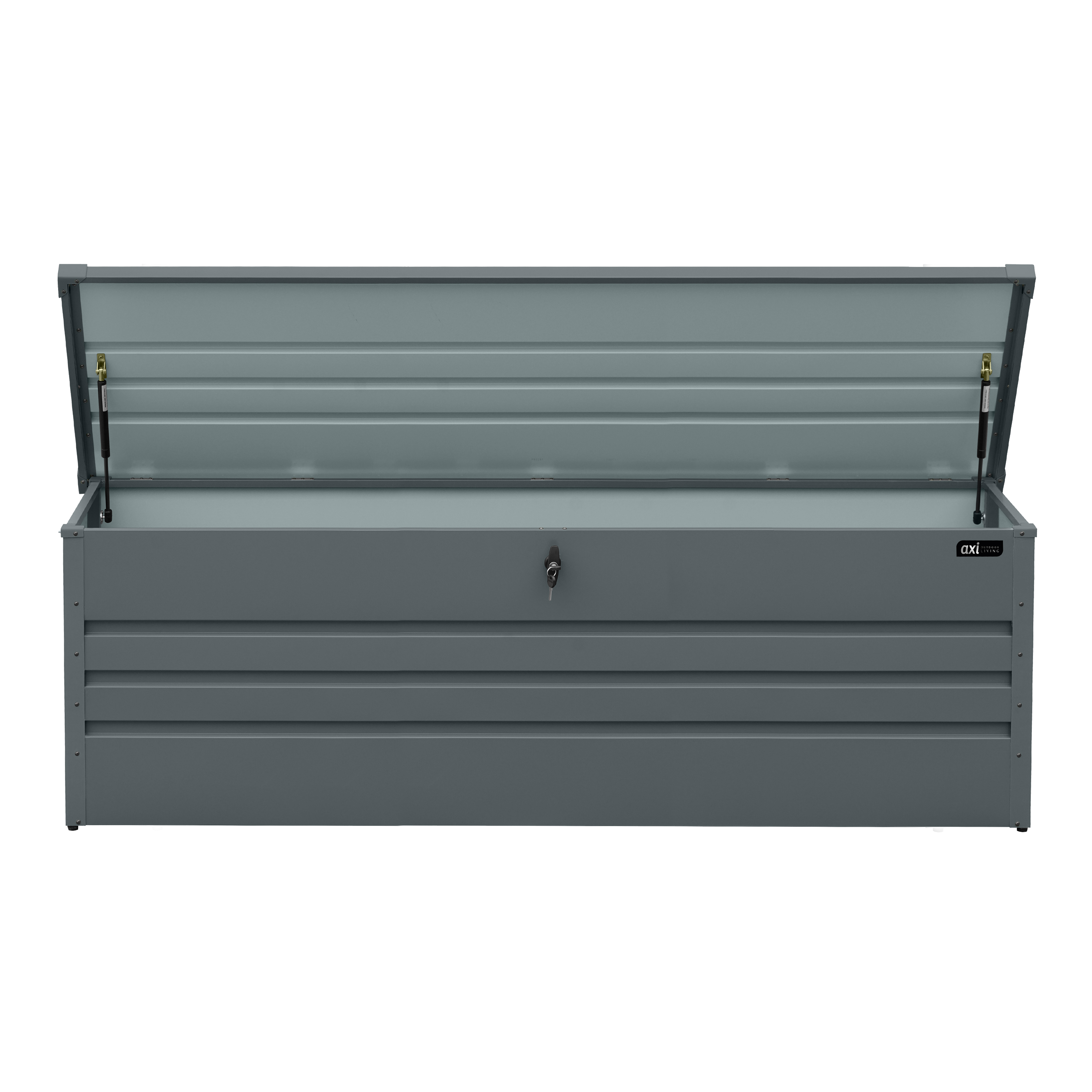 AXI Miles Metal Storage Box 1000 Anthracite - 185x82x75cm