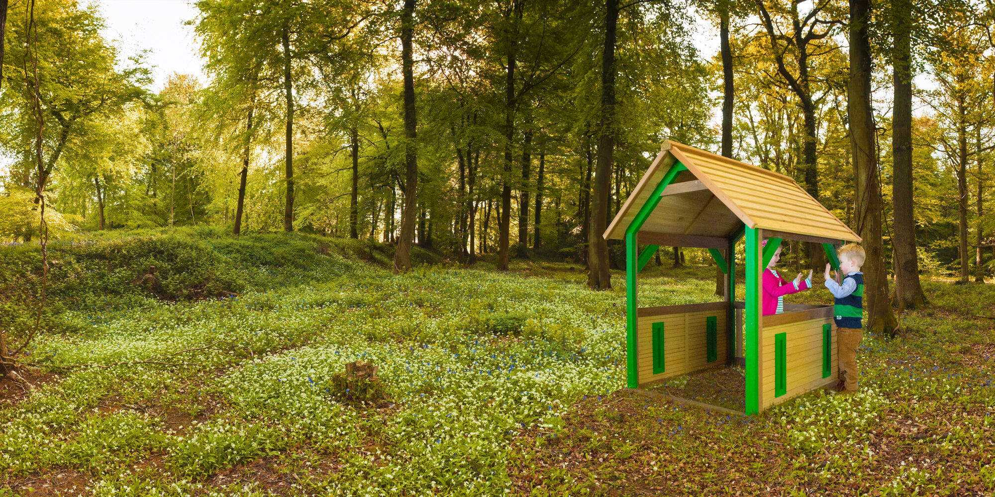 sfeerfoto AXI Jane Speelhuis Bruin/groen