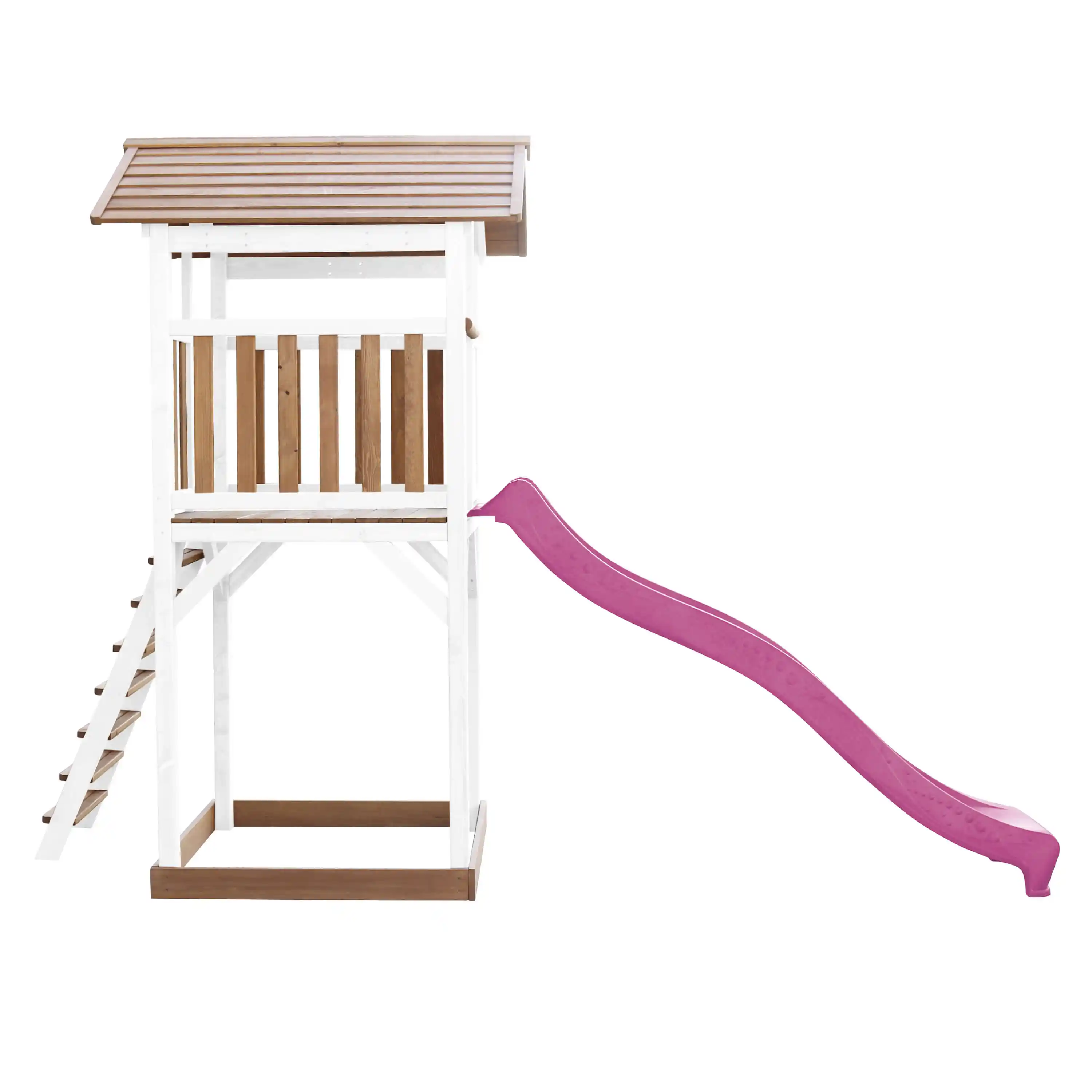 AXI Beach Tower Brown/White - Purple Slide