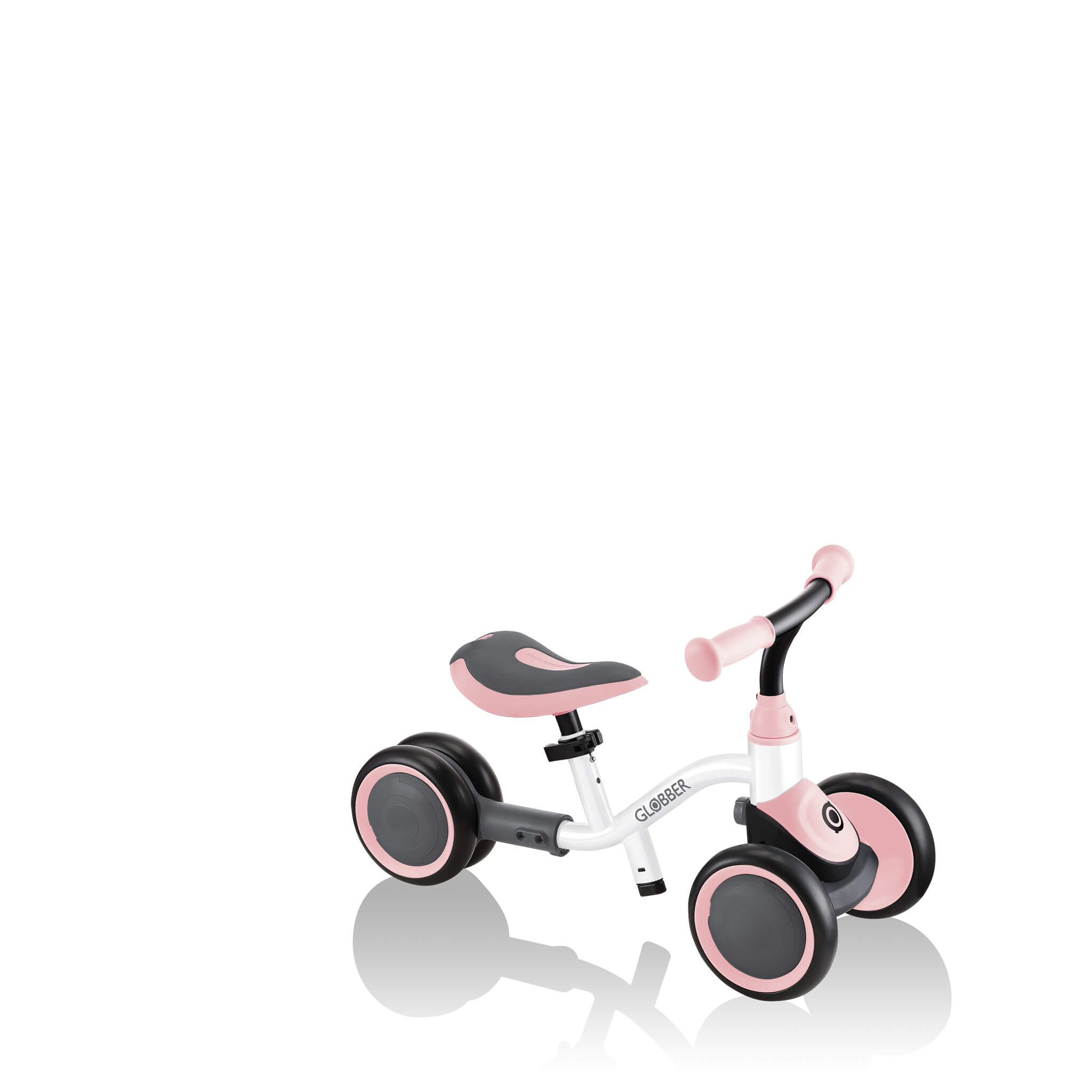 Globber Learning Bike 3-in-1 - White/Pastel Pink