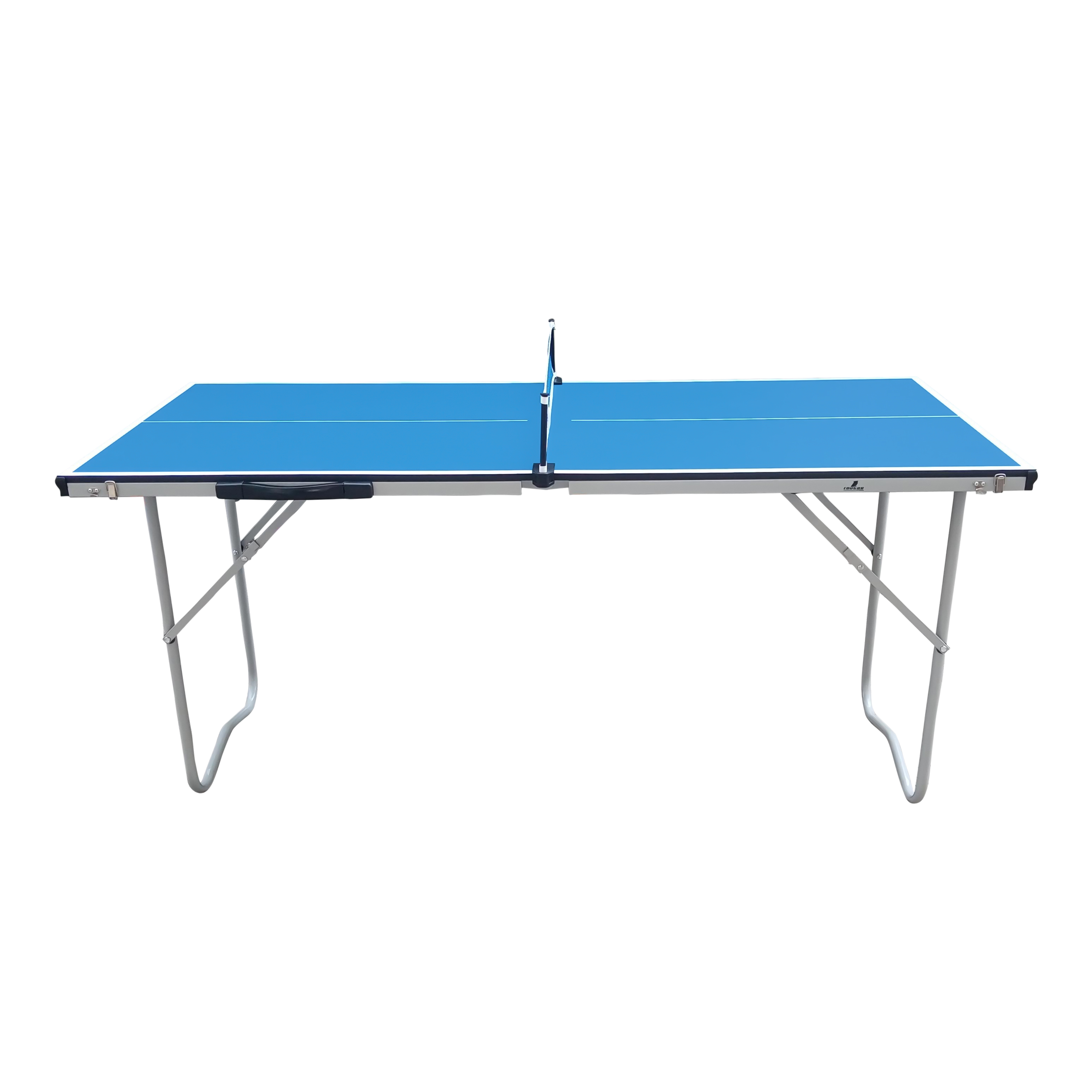 Cougar Table Tennis Table Mini 1500 Basic Portable - Blue