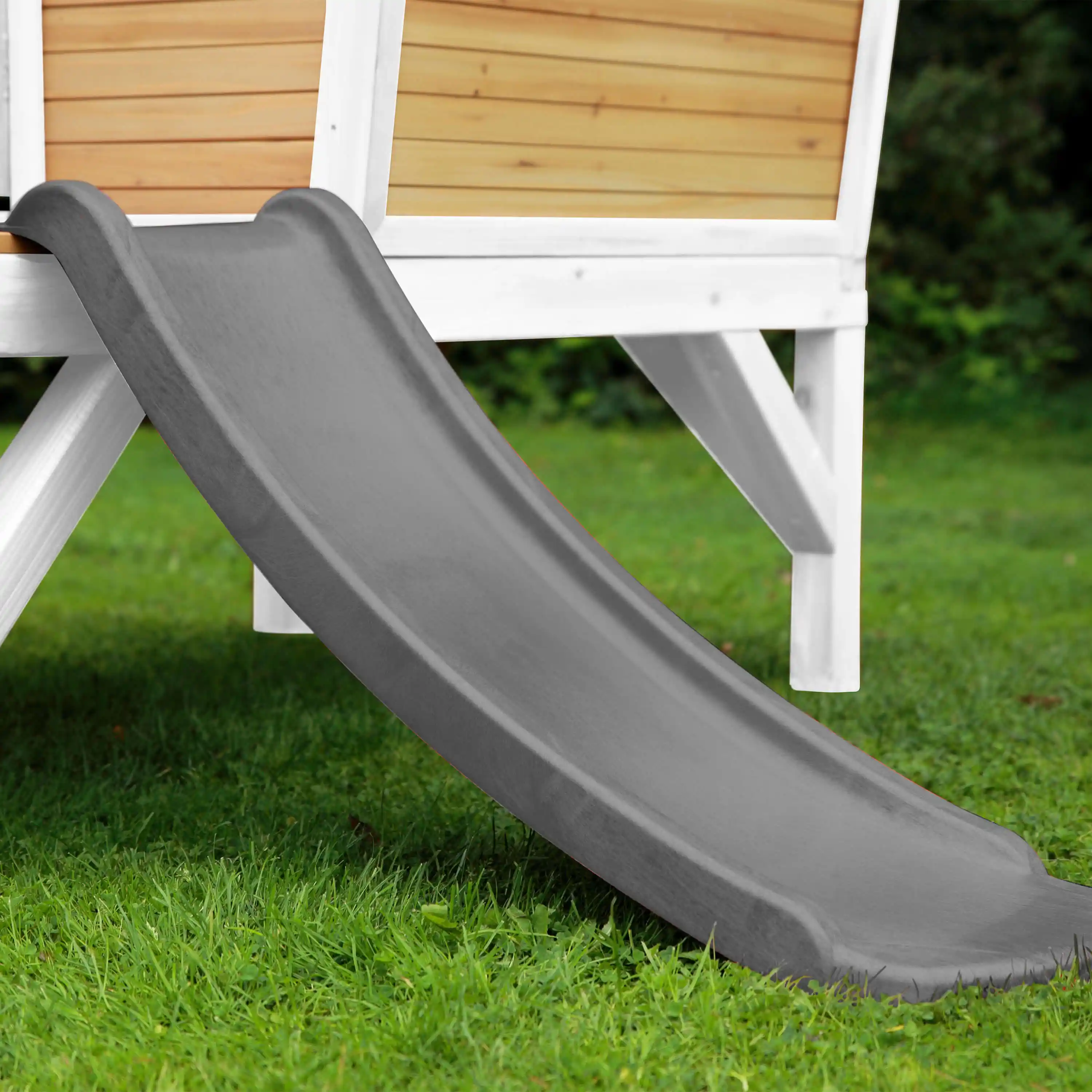 AXI Robin Playhouse Brown/White - Grey Slide