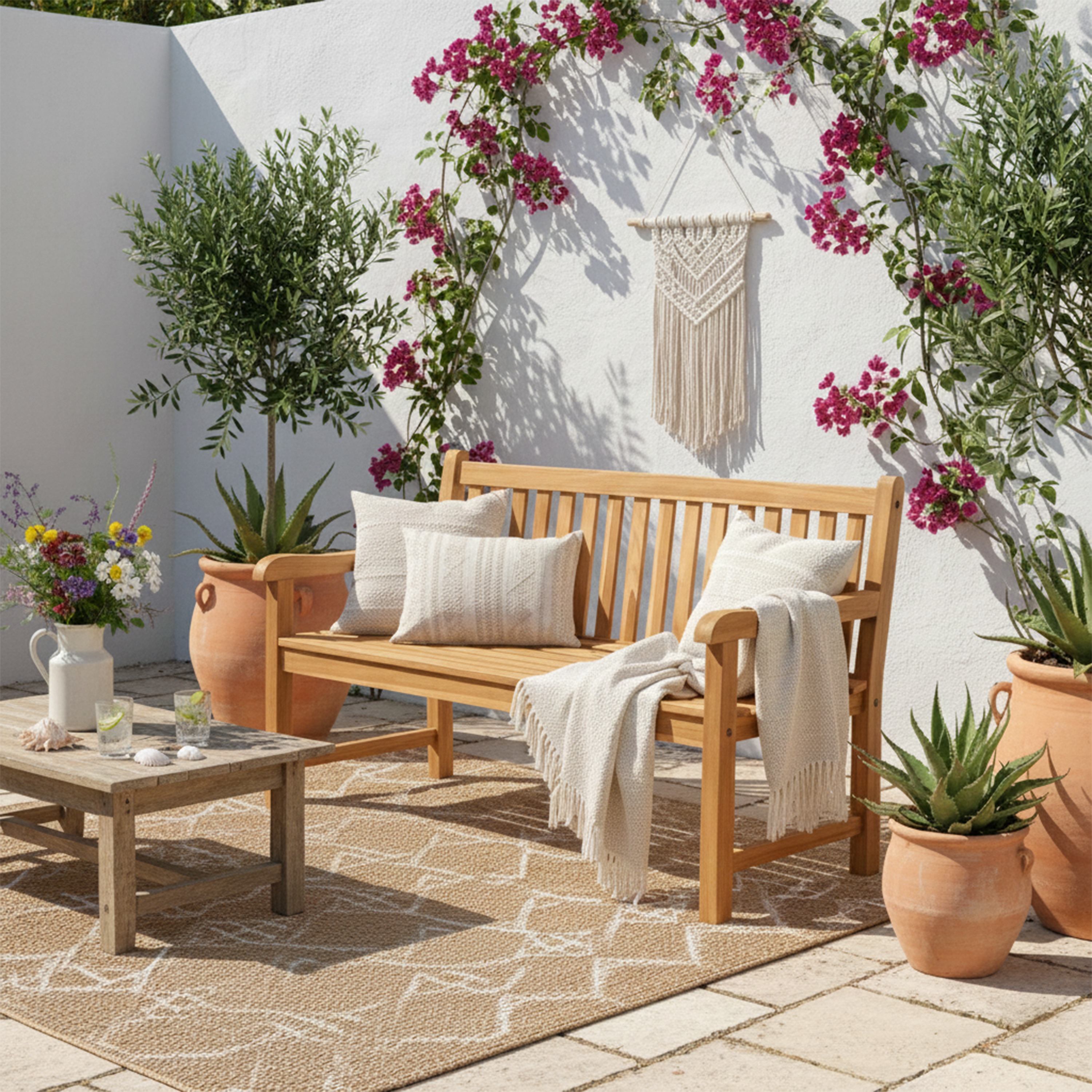 AXI Nowi Teak Garden Bench 150 cm