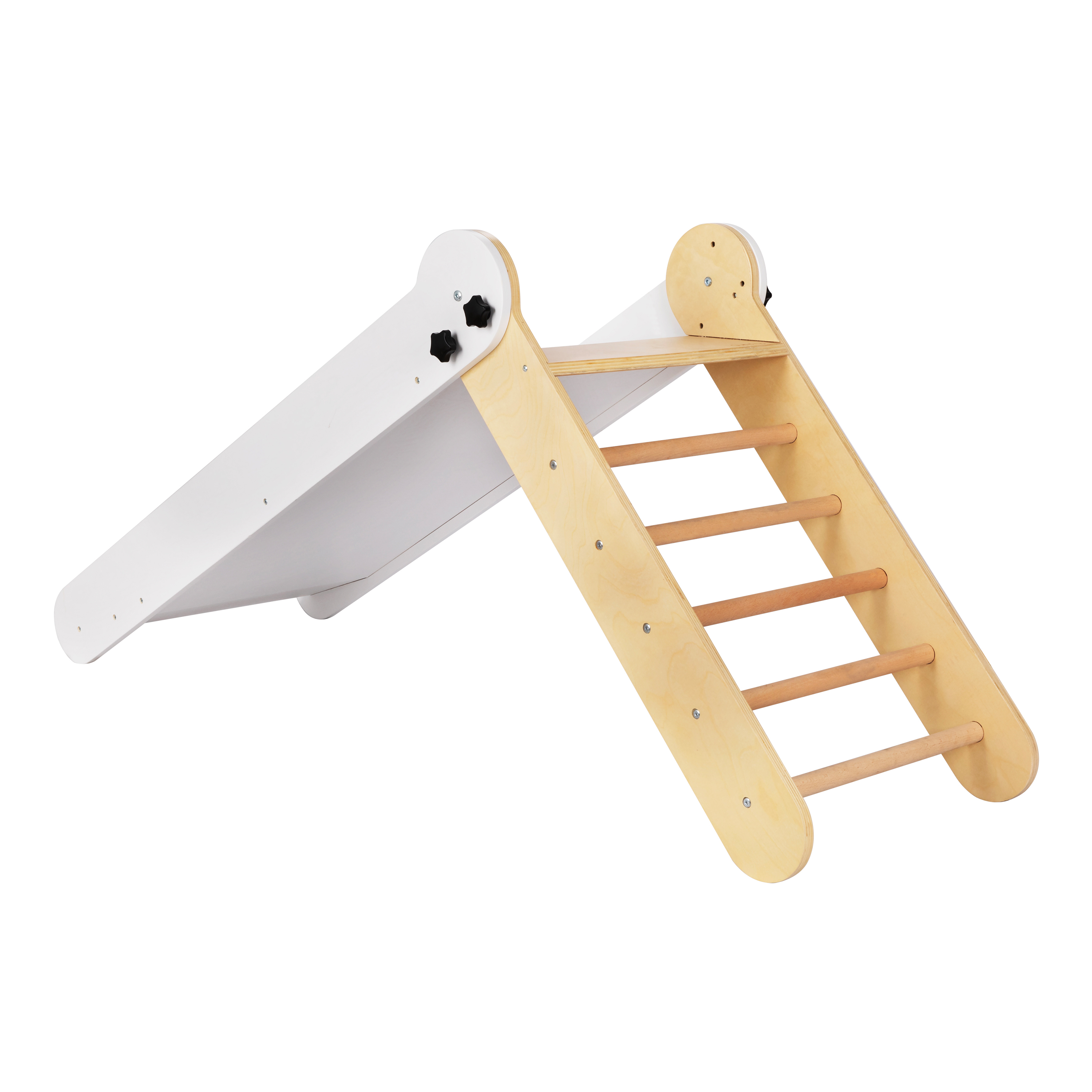 Sunny Bobbie Wooden Folding Slide - Natural/white