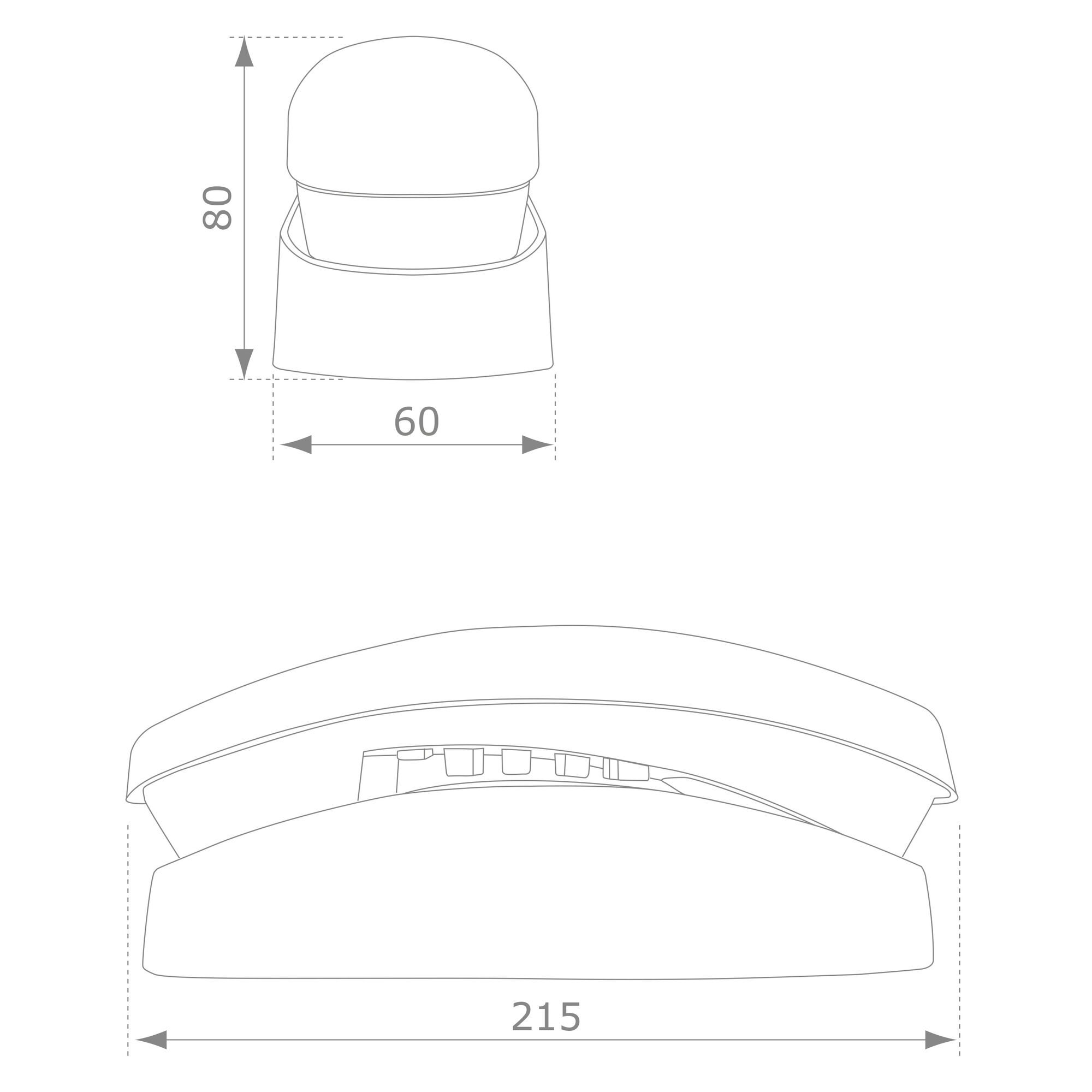 maattekening AXI Telefoon Geel