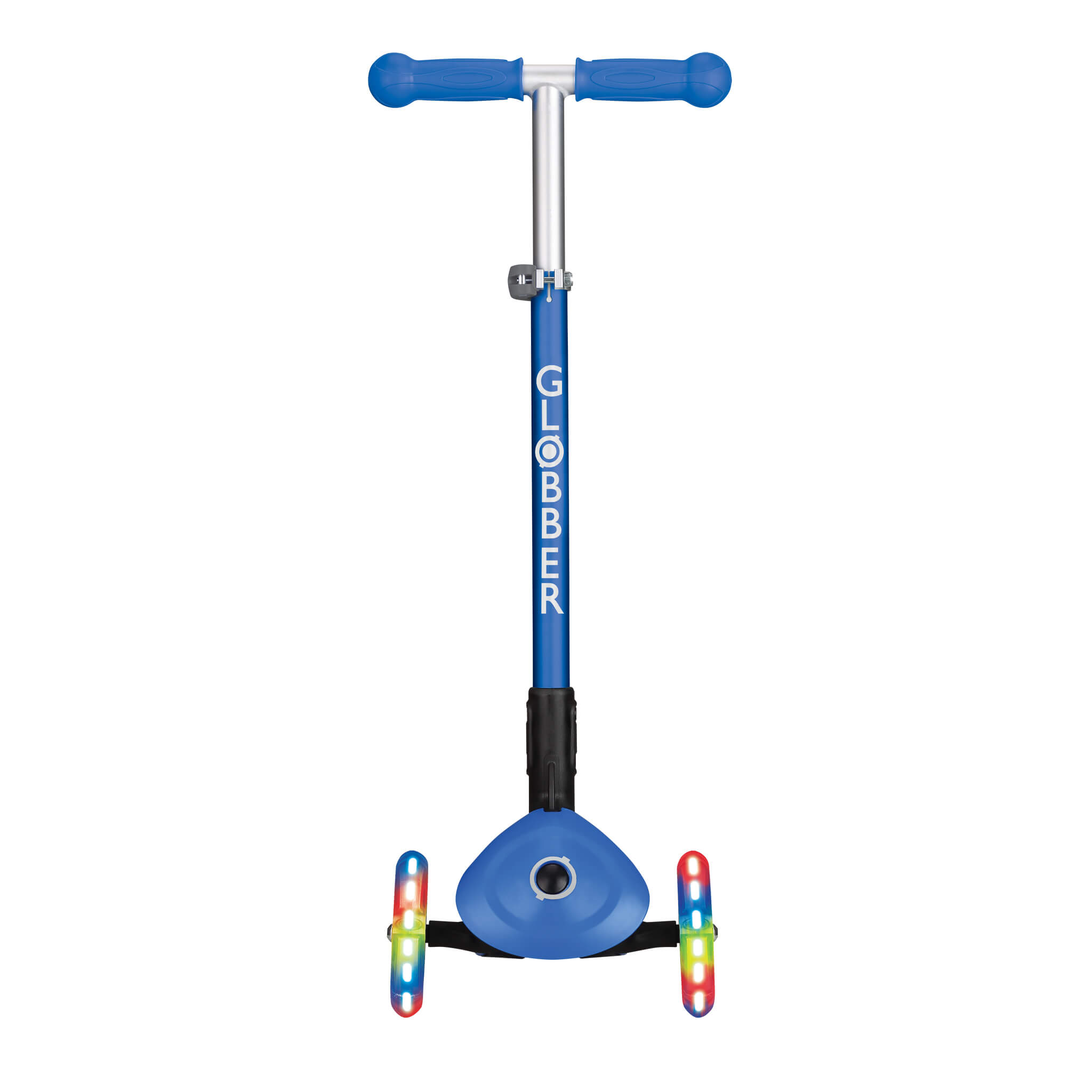 Globber Primo Foldable Lights Scooter - Blue