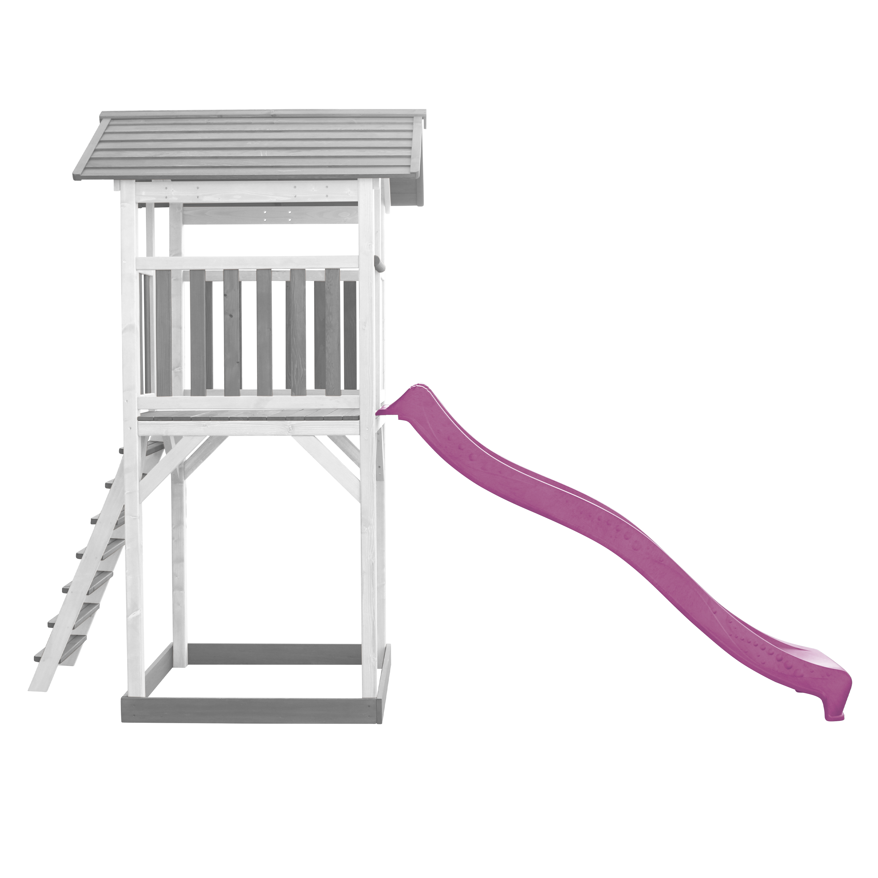 AXI Beach Tower Grey/White - Purple Slide-8720365060328 AXI Beach Tower Grey/White - Purple Slide