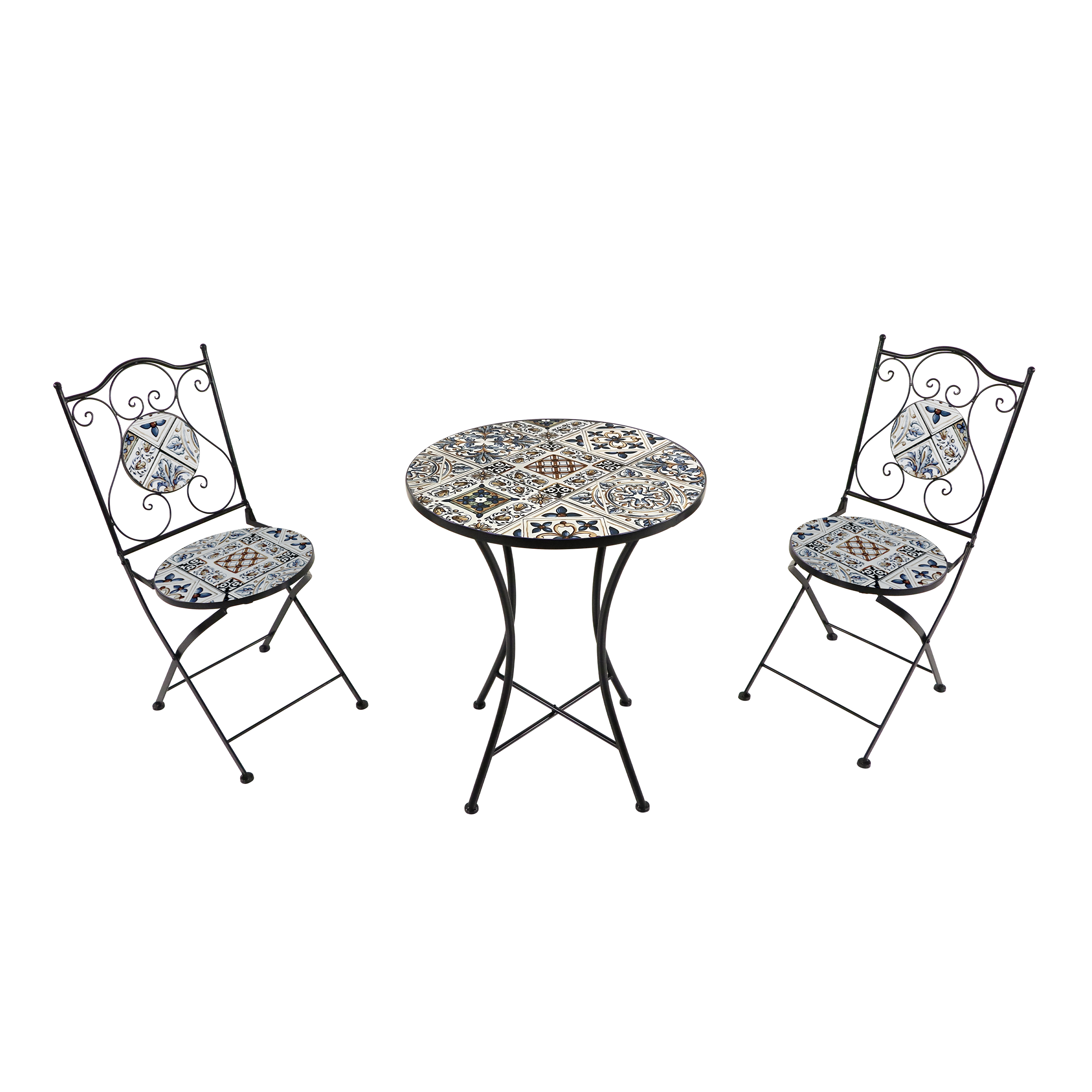 AXI Amélie Bistro Set Mosaic - Soft Blue