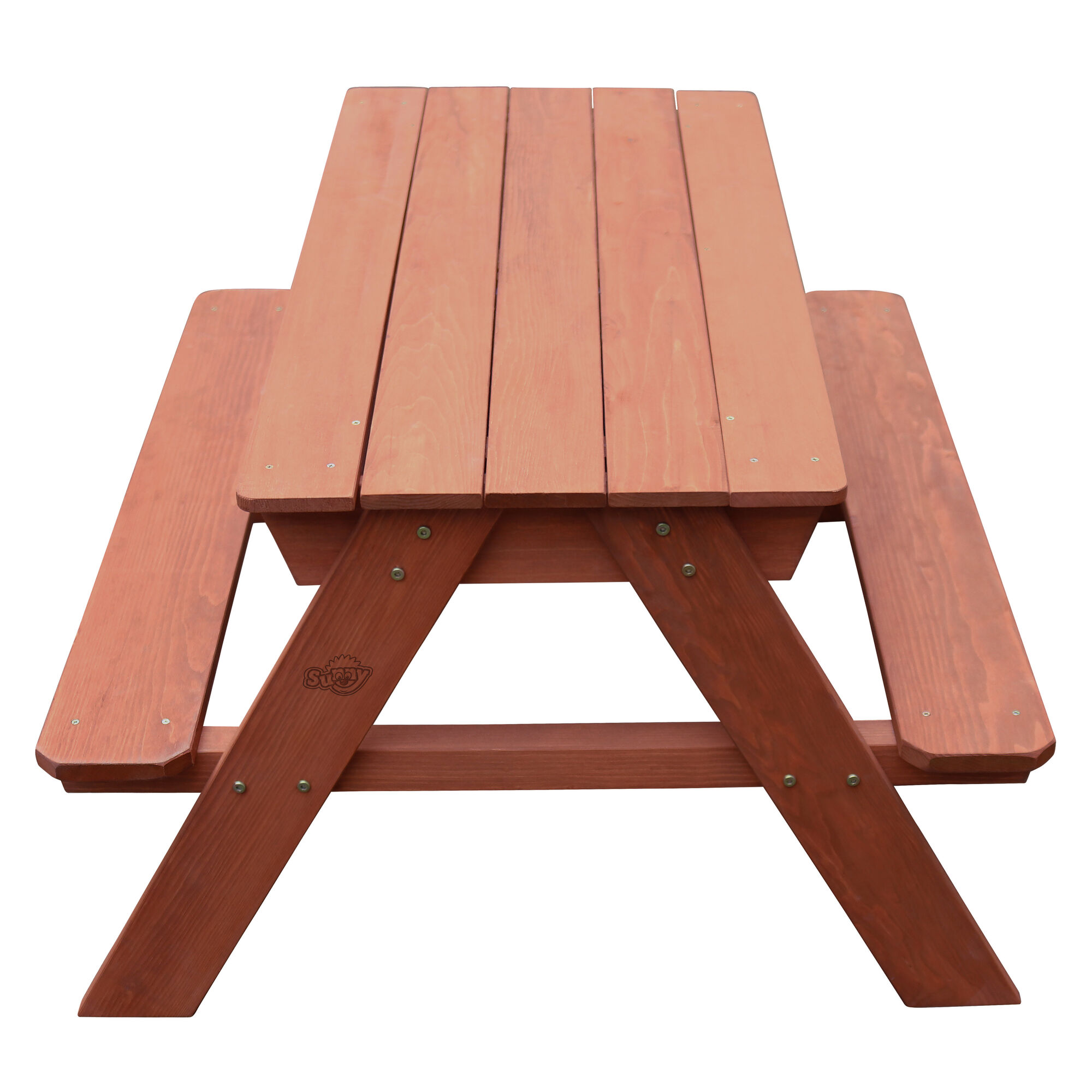 Sunny Dave Sand & Water Picnic Table - Brown