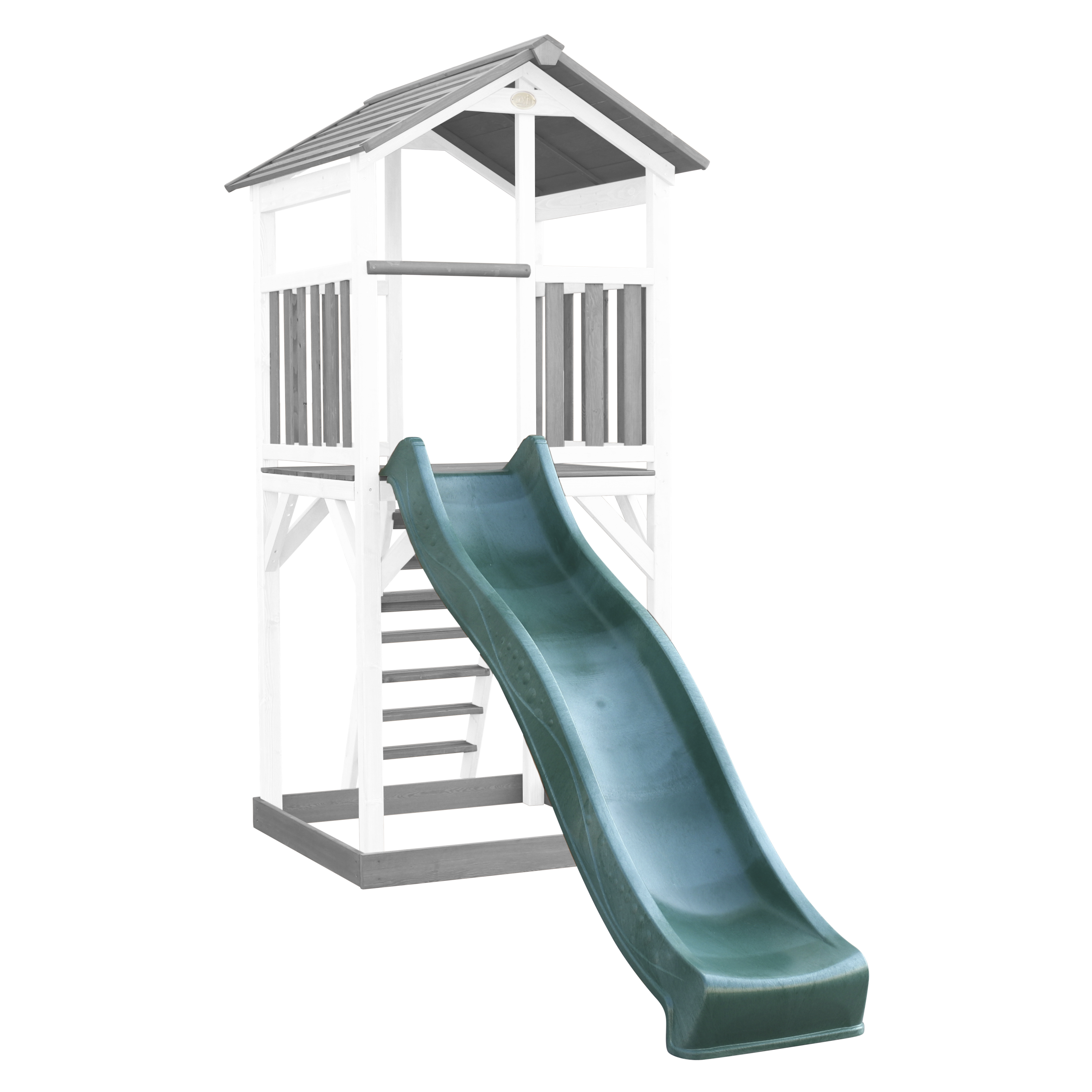 AXI Beach Tower Grey/White - Green Slide