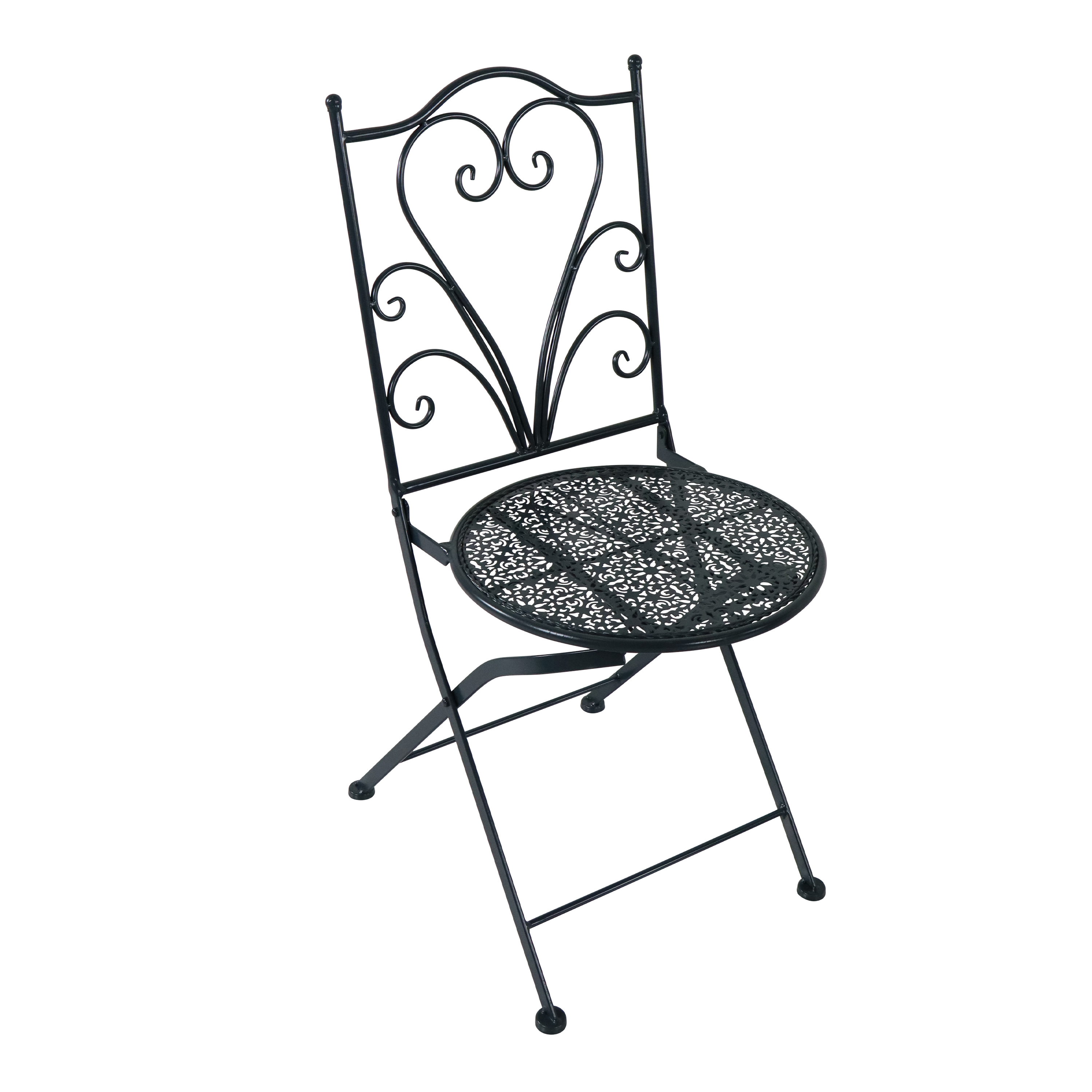 AXI Eloise Metal Bistro Set - Punched Anthracite