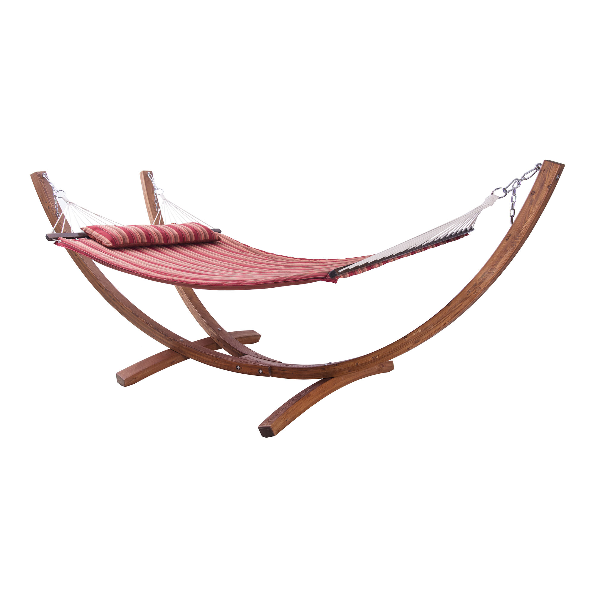 AXI Hawaii Hammock Set - Hammock with wooden frame - Red