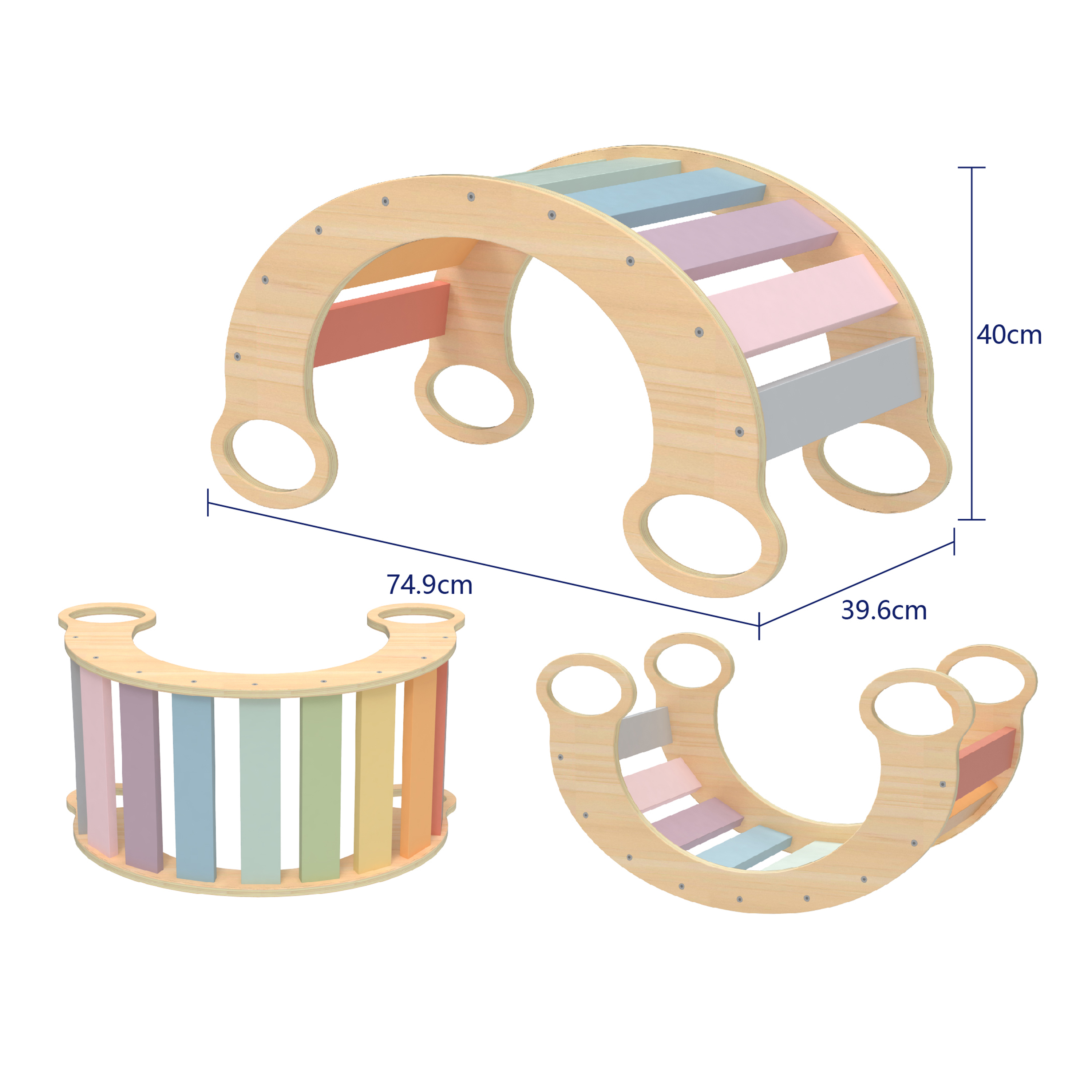 Sunny Marlie Climbing Arch Rocker Pastel