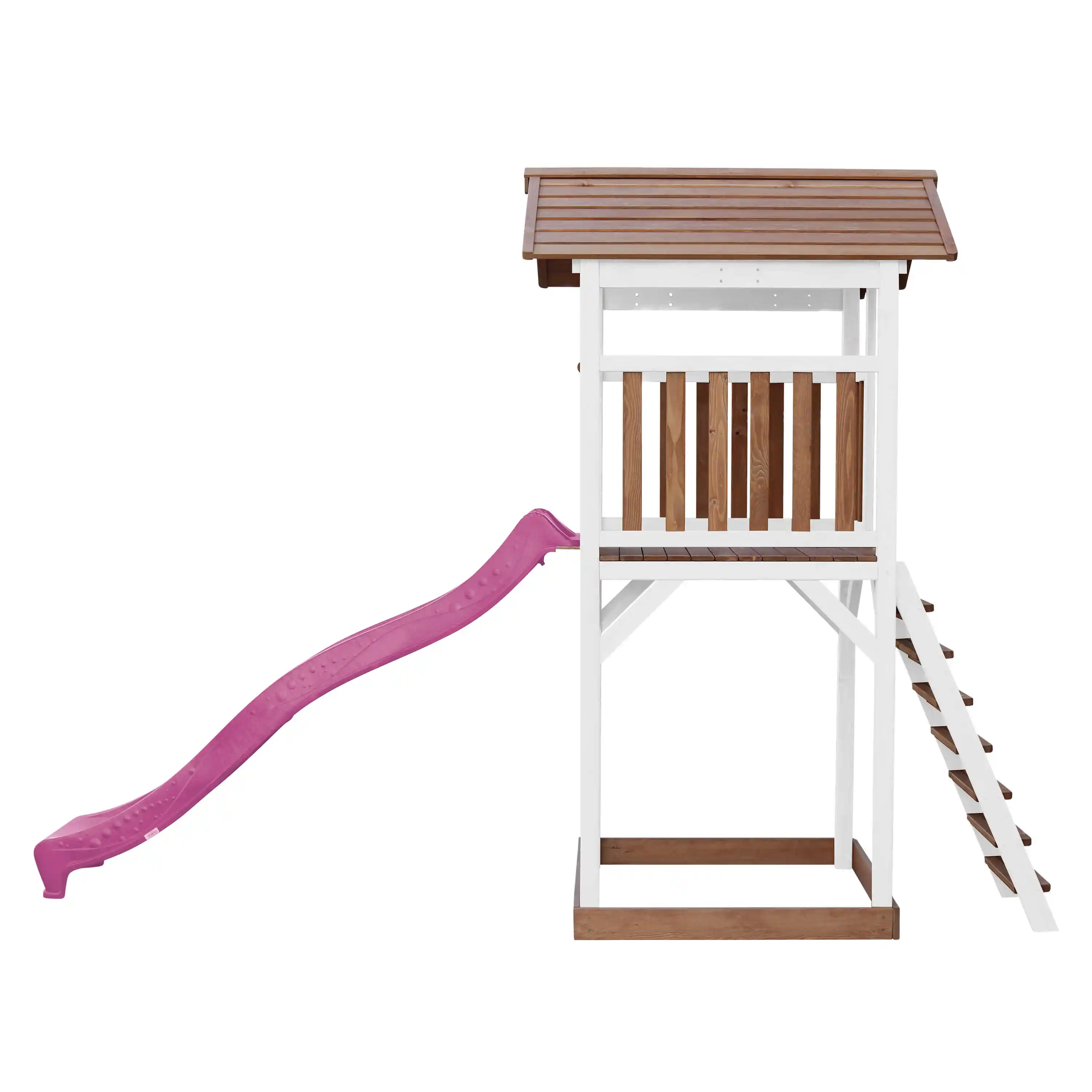 AXI Beach Tower Brown/White - Purple Slide