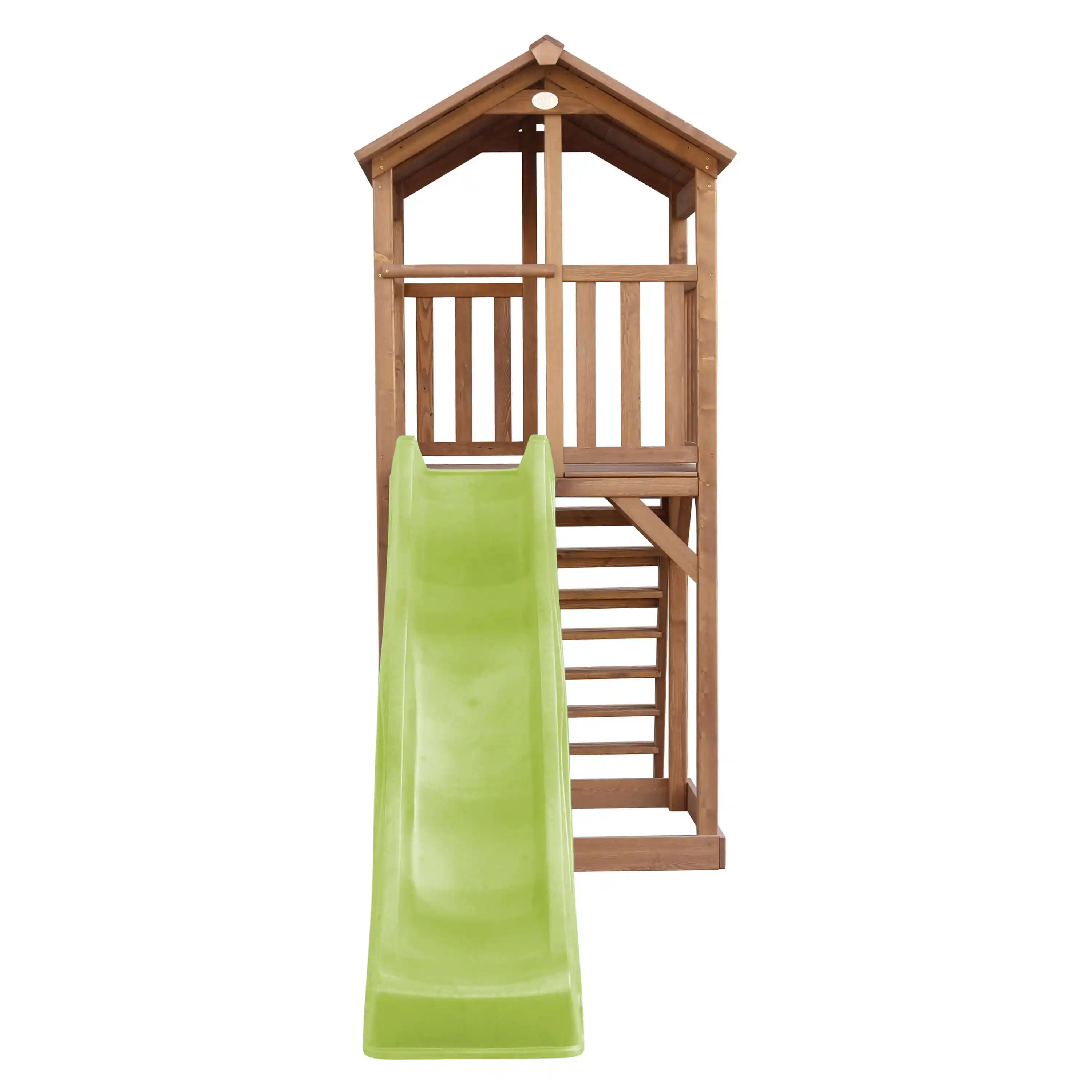 AXI Beach Tower Brown - Lime Green Slide