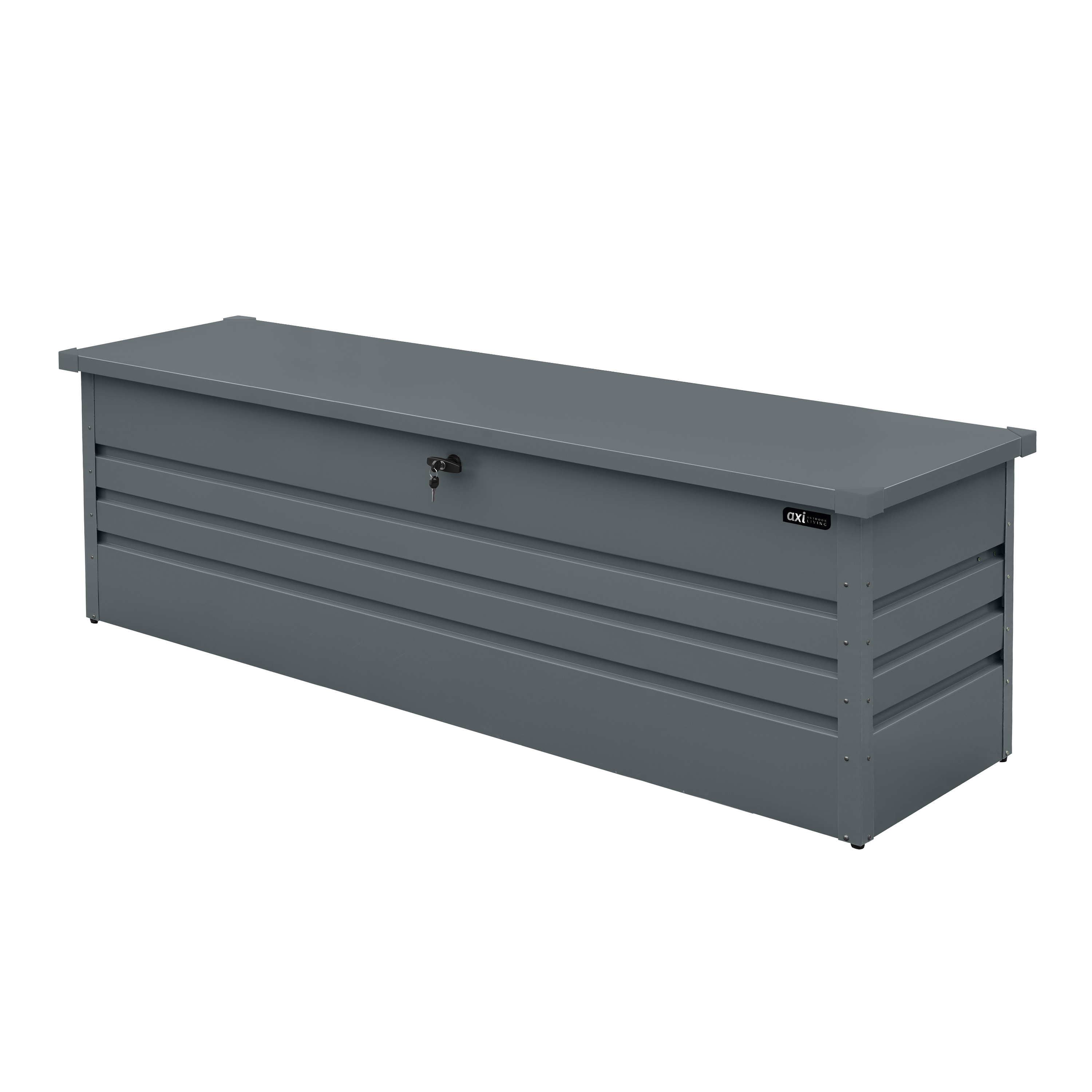 AXI Miles Metal Storage Box 1000 Anthracite - 185x82x75cm