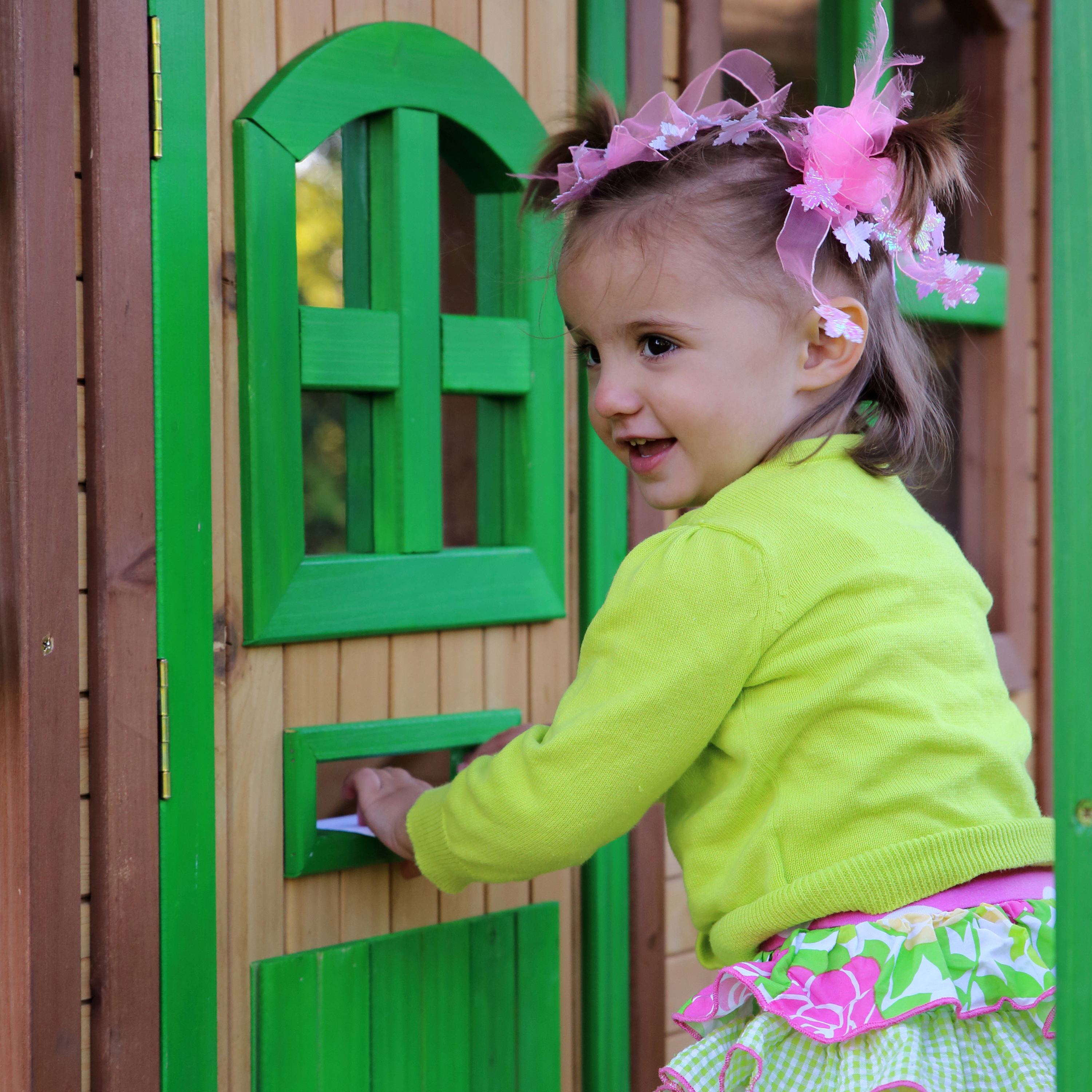 AXI Tom Playhouse Brown/Green - Grey Slide-8717973938040 AXI Tom Playhouse Brown/Green - Grey Slide