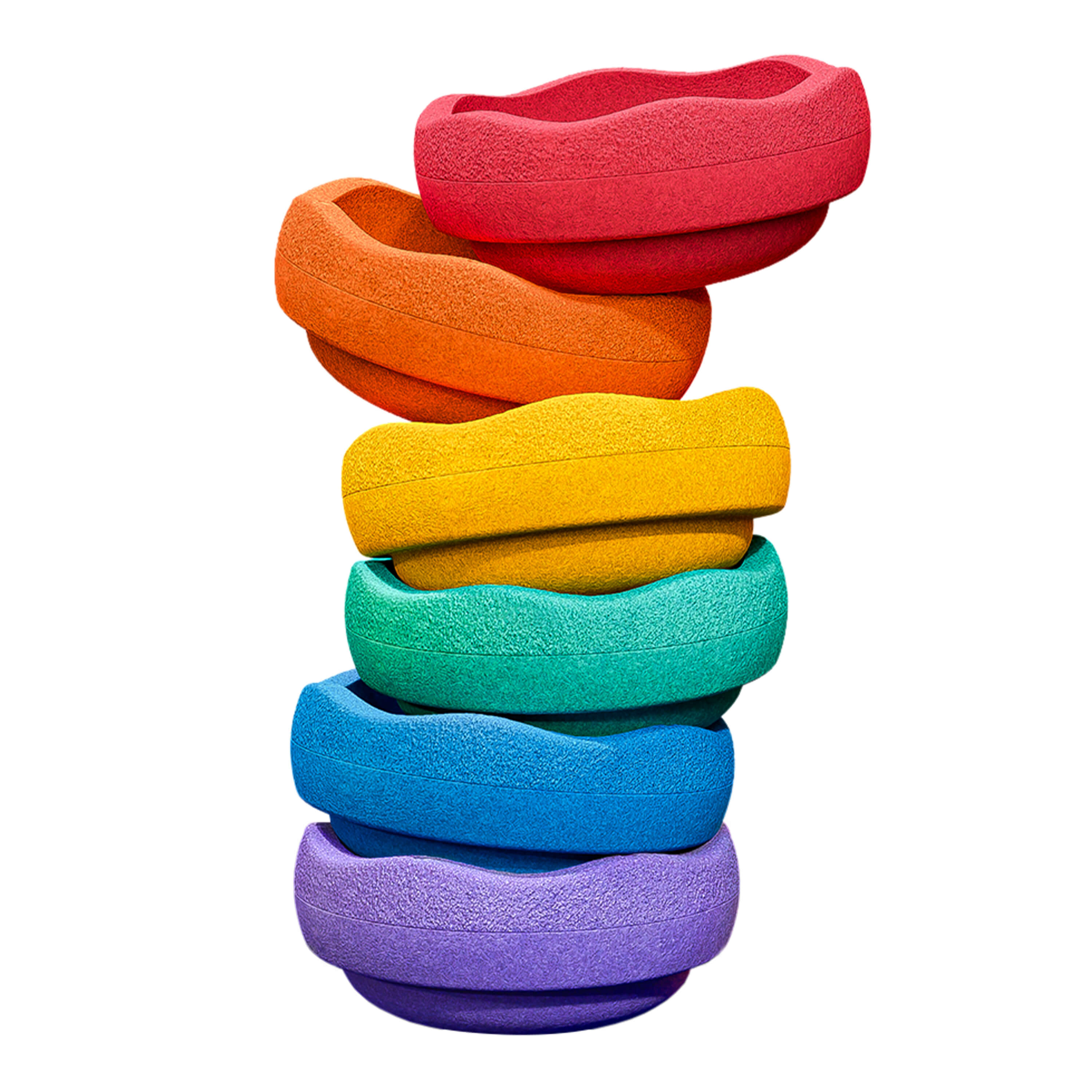 Stapelstein Original Rainbow Classic Set of 6