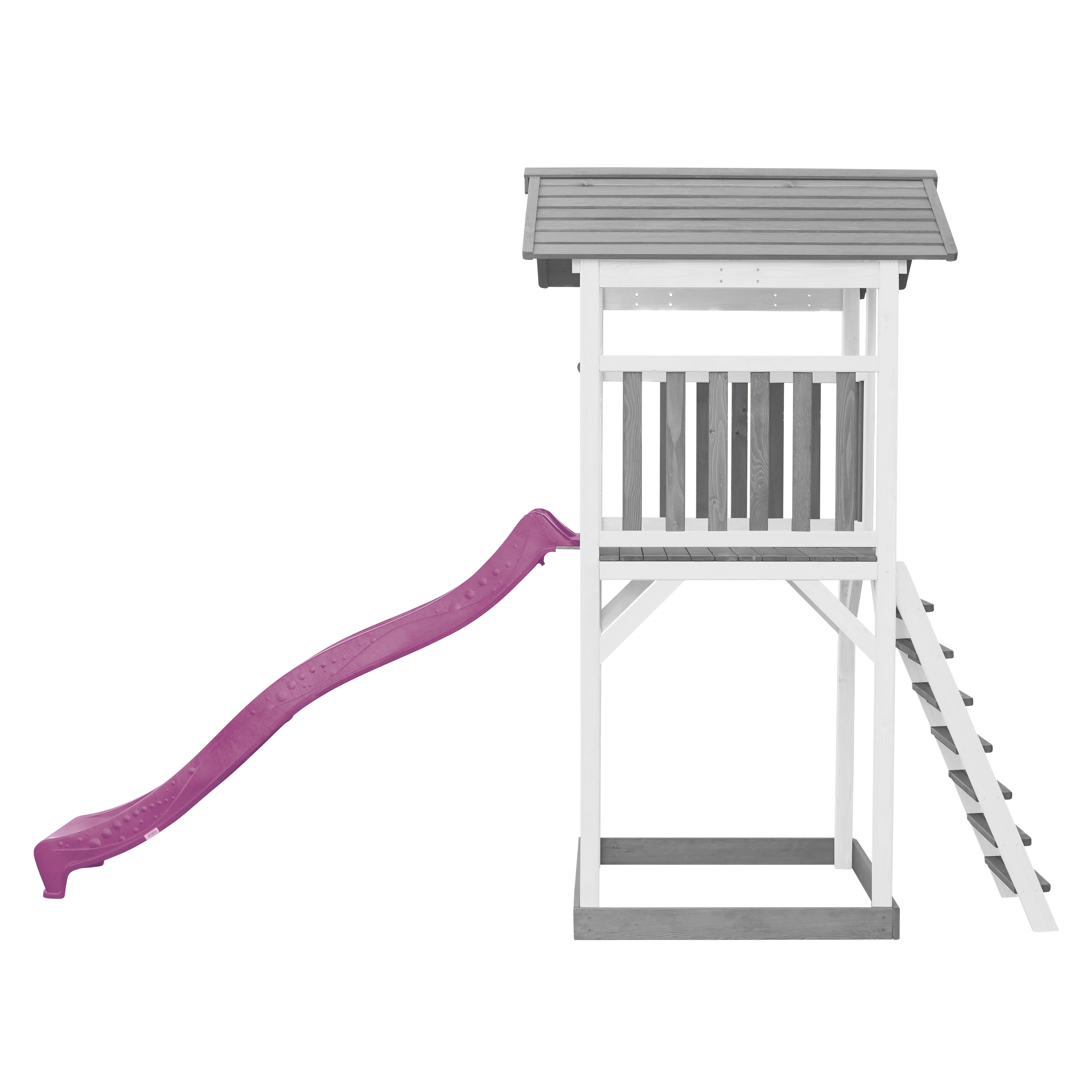AXI Beach Tower Grey/White - Purple Slide-8720365060328 AXI Beach Tower Grey/White - Purple Slide