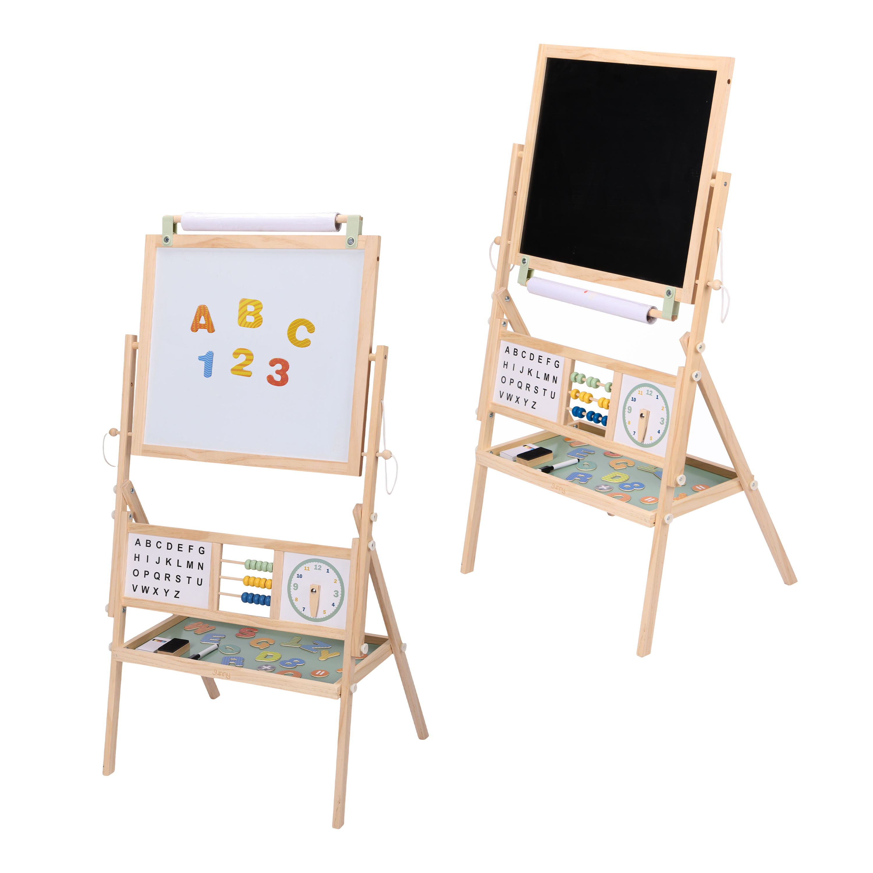 Sunny Nola Activity Easel - Natural Brown