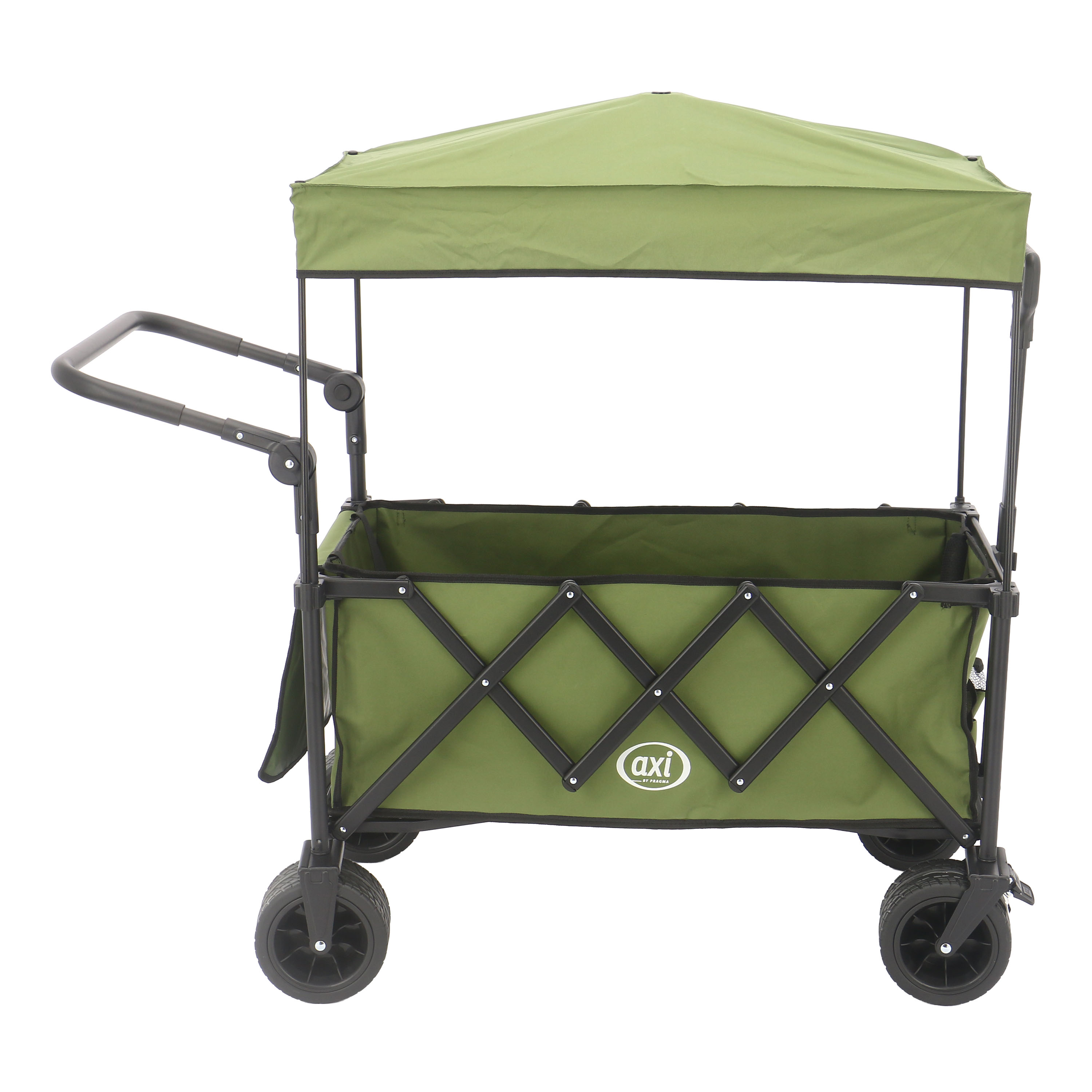 AXI SB221 Foldable Beach Wagon with roof - Green