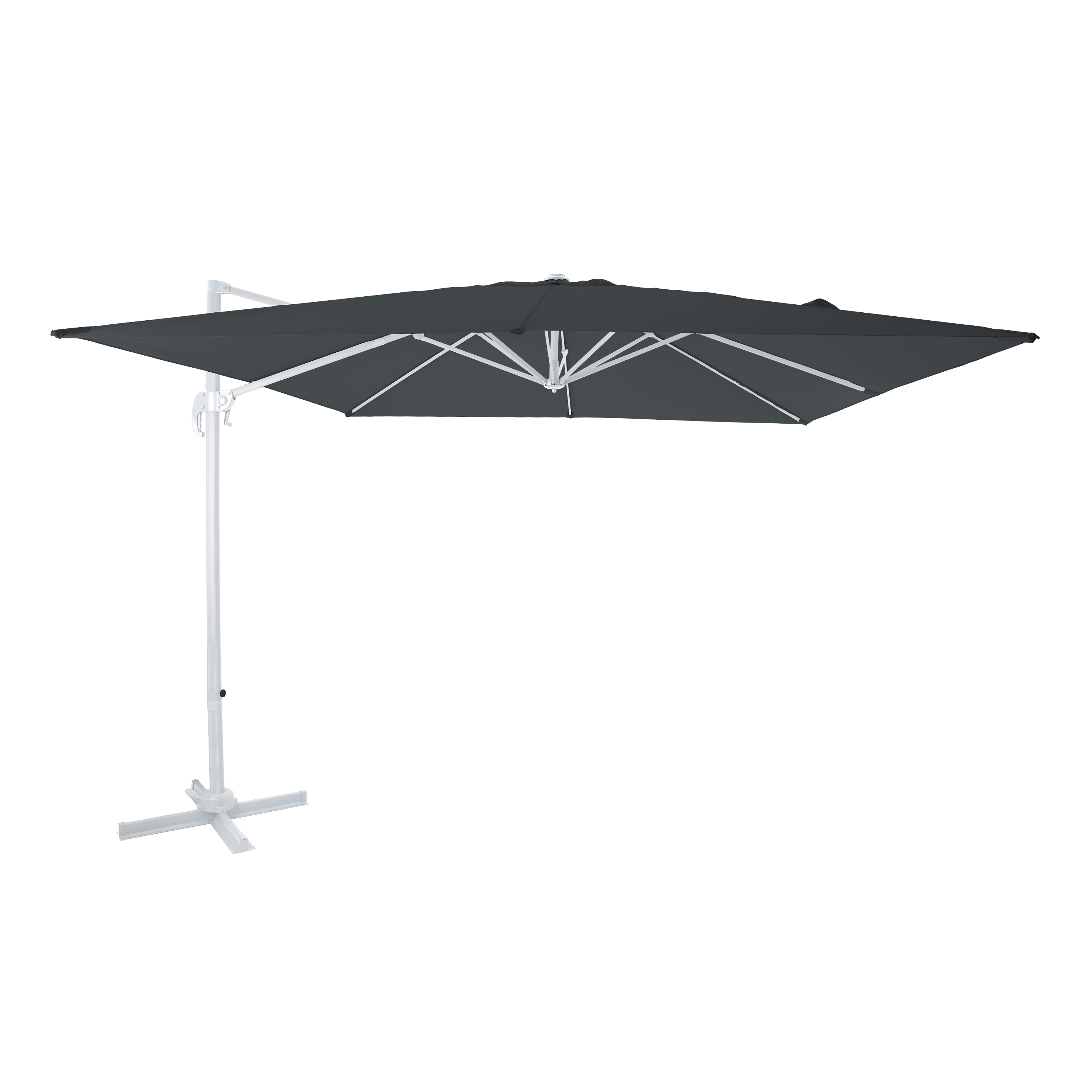 AXI Nima Cantilever Parasol 300x300 cm - White/Grey