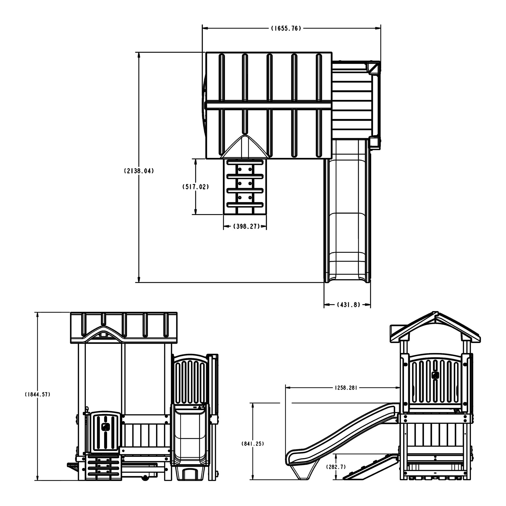 Step2 Playhouse Woodland Adventure Playhouse & Slide