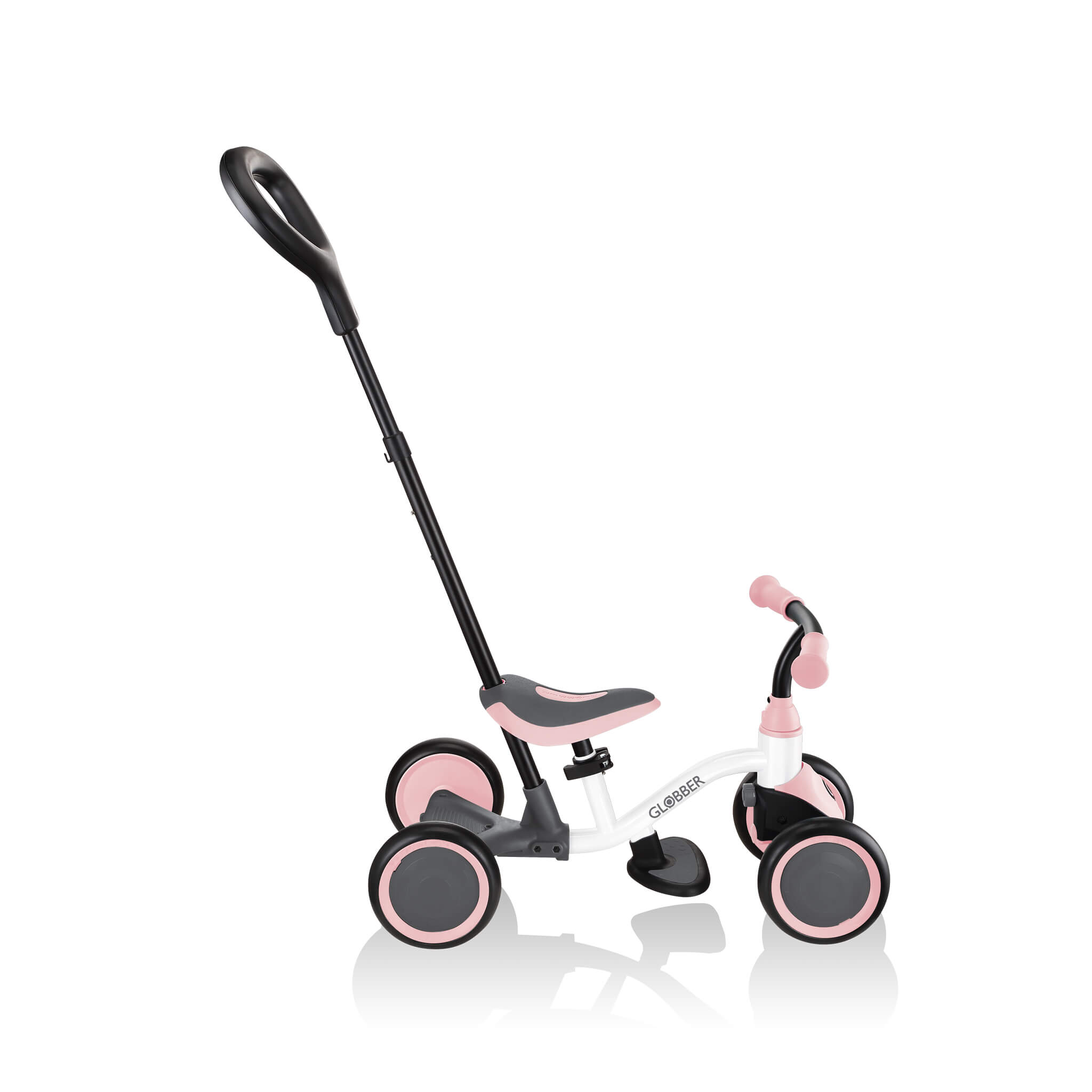 Globber Learning Bike 3-in-1 - White/Pastel Pink