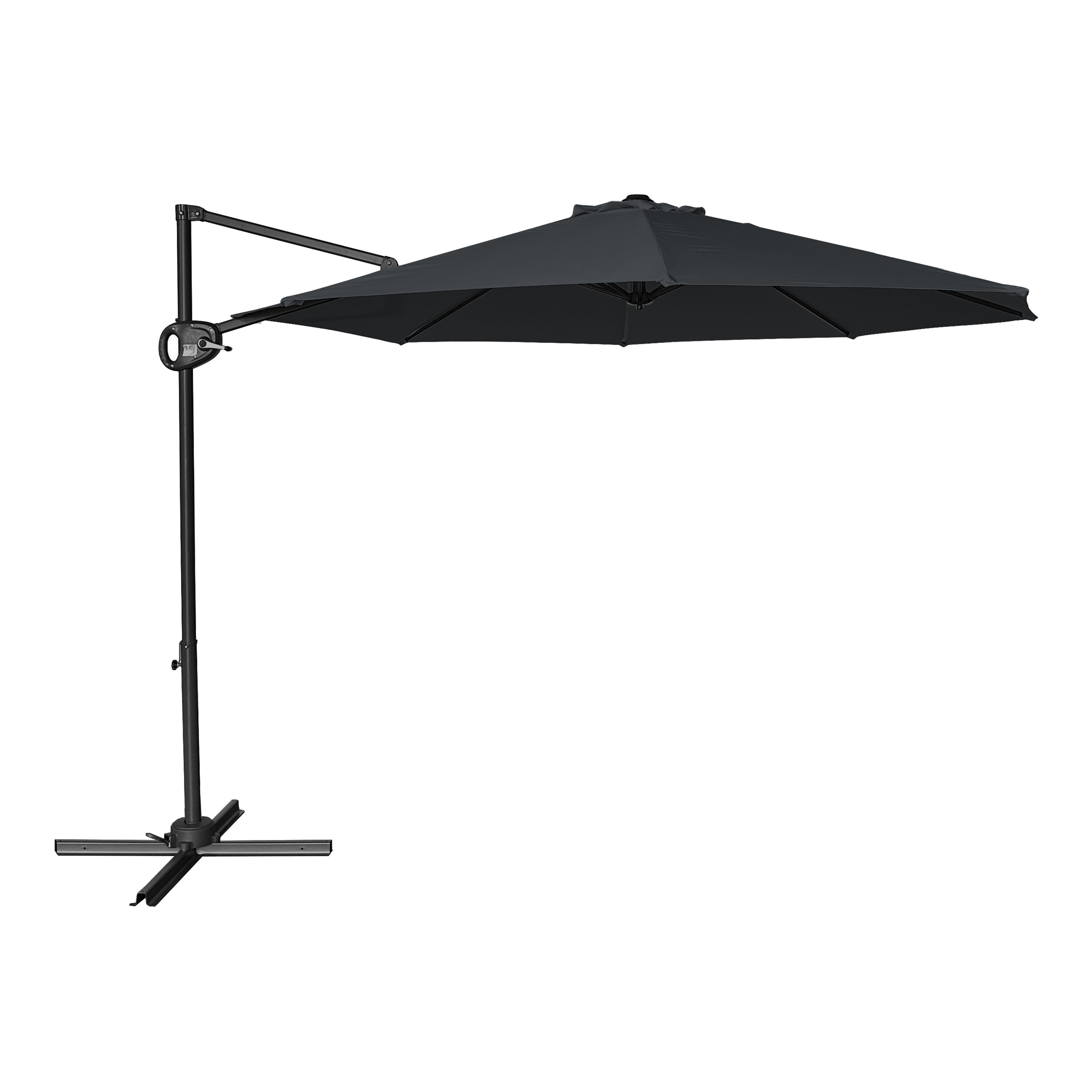 AXI Solea Cantilever Parasol Ø 300cm Anthracite/Grey