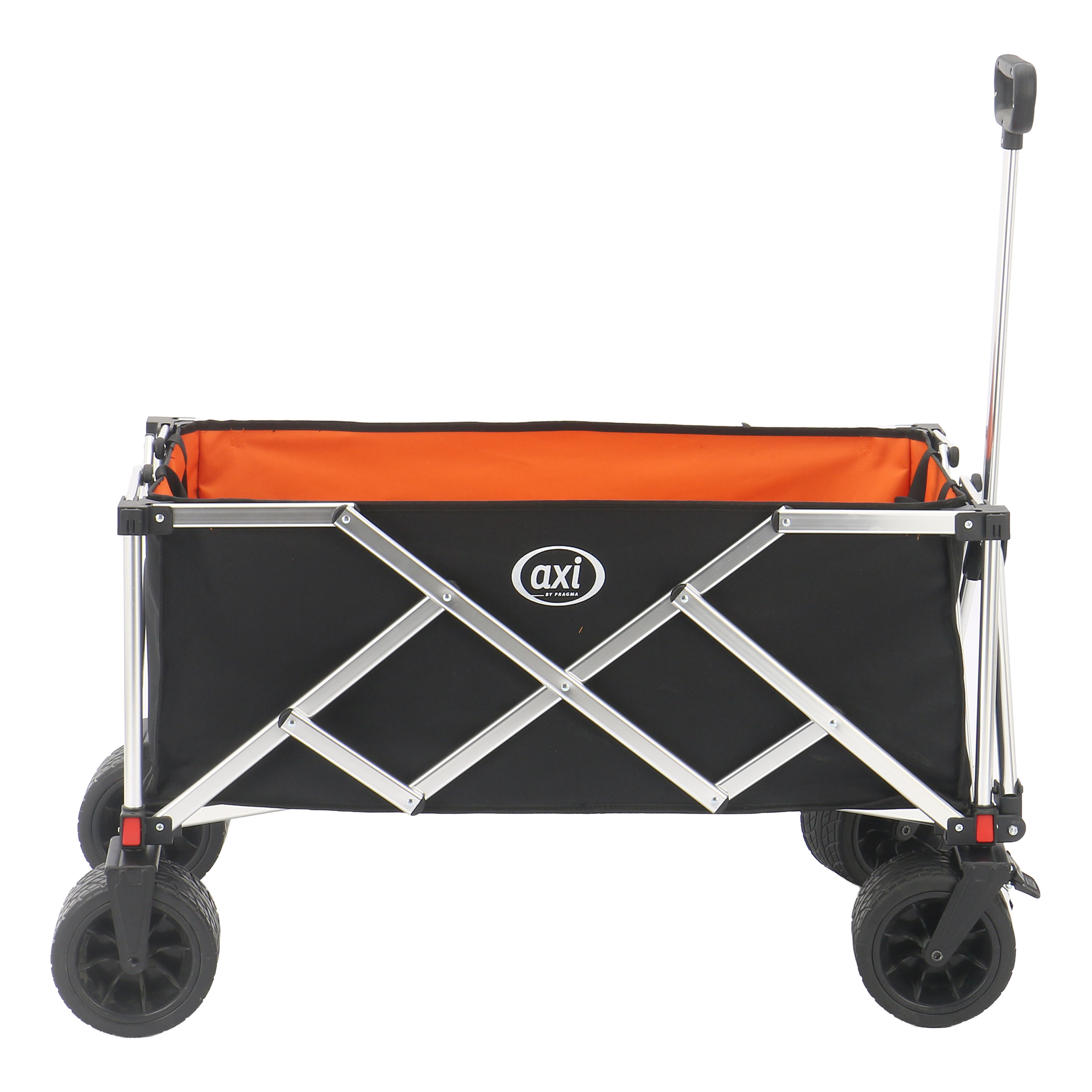AXI SB151 Foldable Beach Wagon Aluminium - Black/Orange