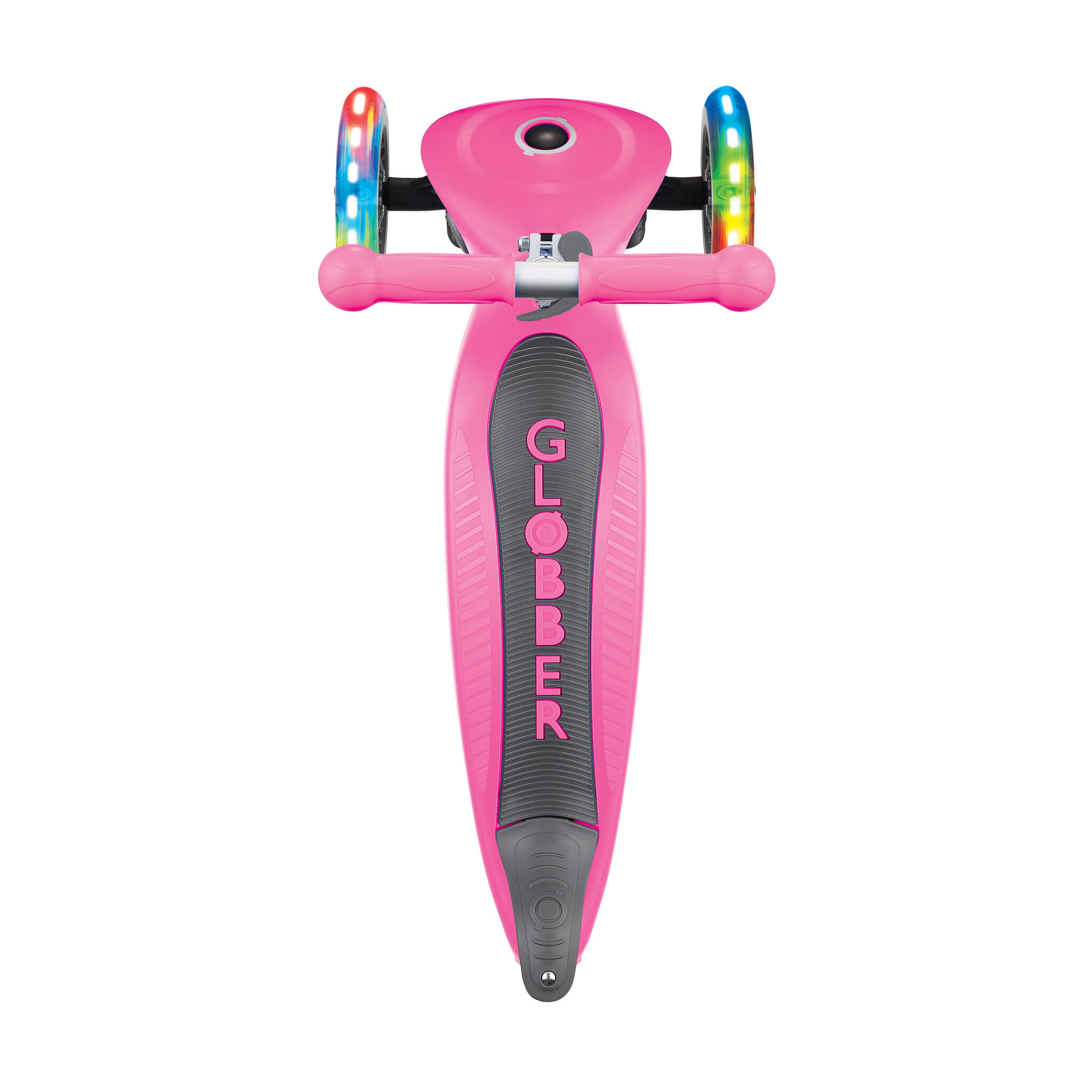 Globber Primo Foldable Lights Scooter - Pink