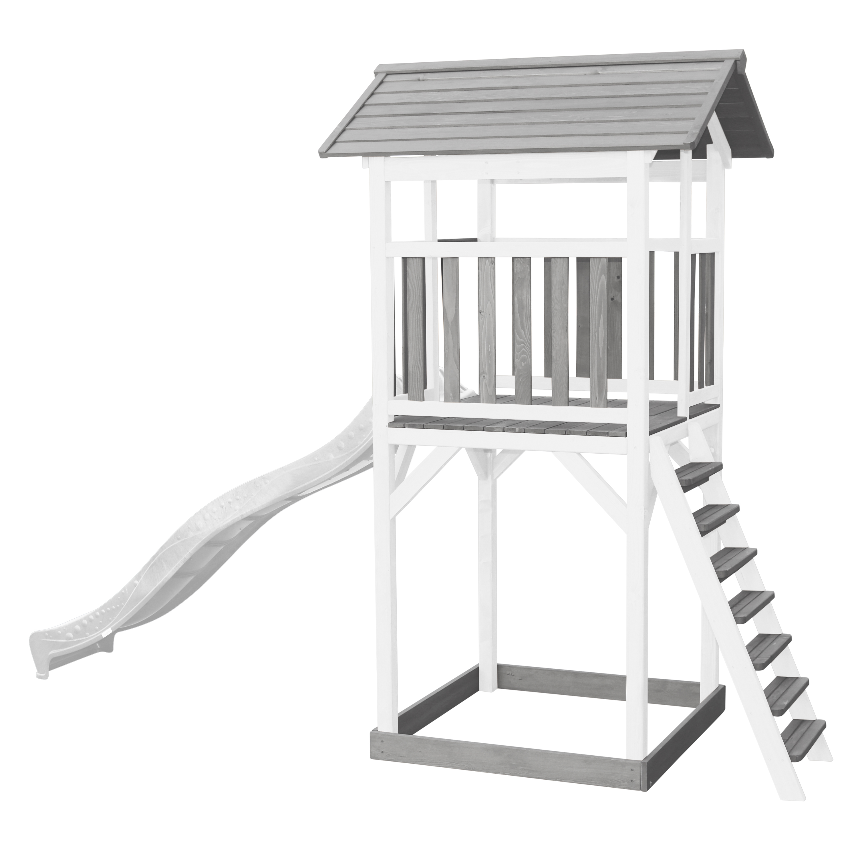 AXI Beach Tower Grey/White - White Slide