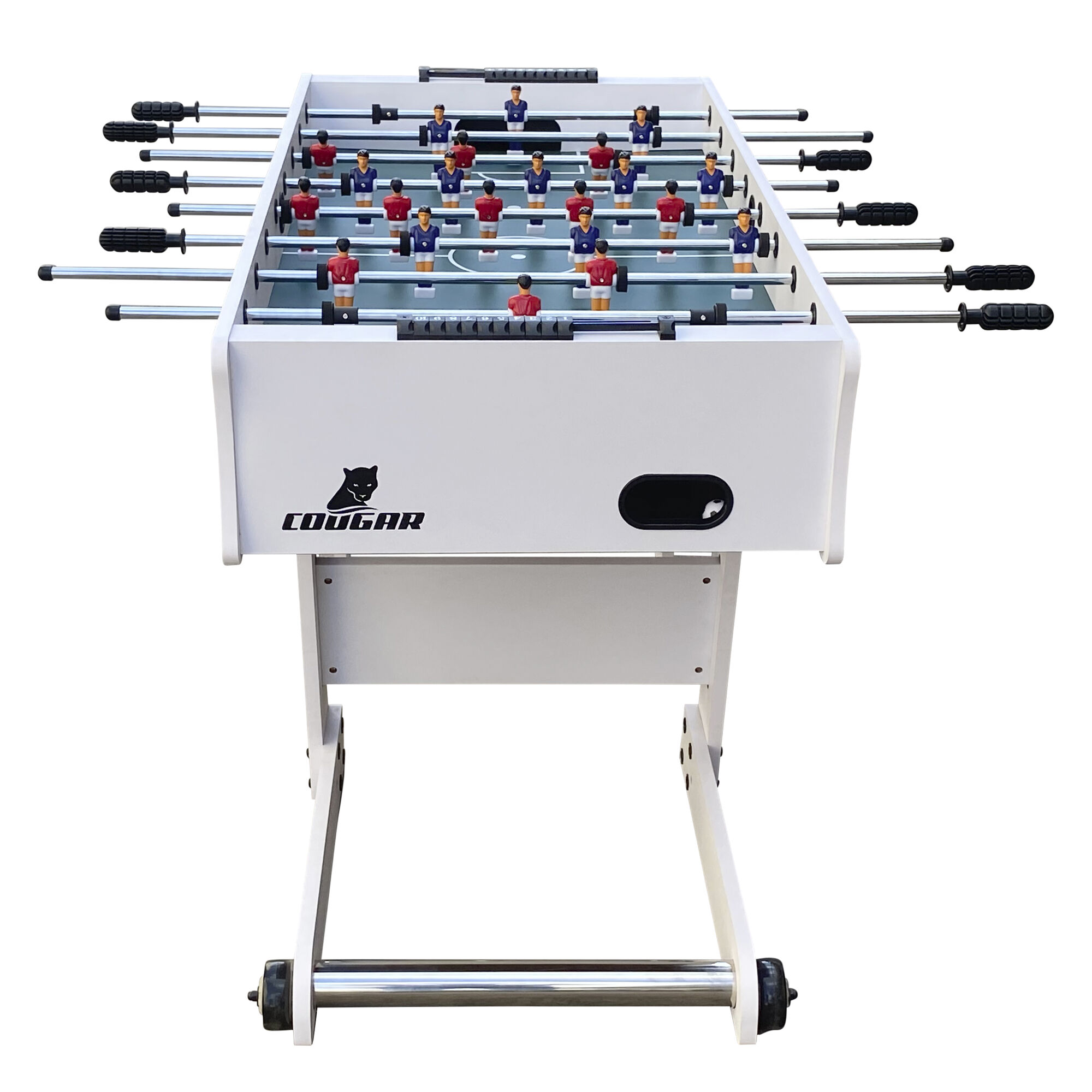 Cougar Scorpion Kick folding Football Table - White